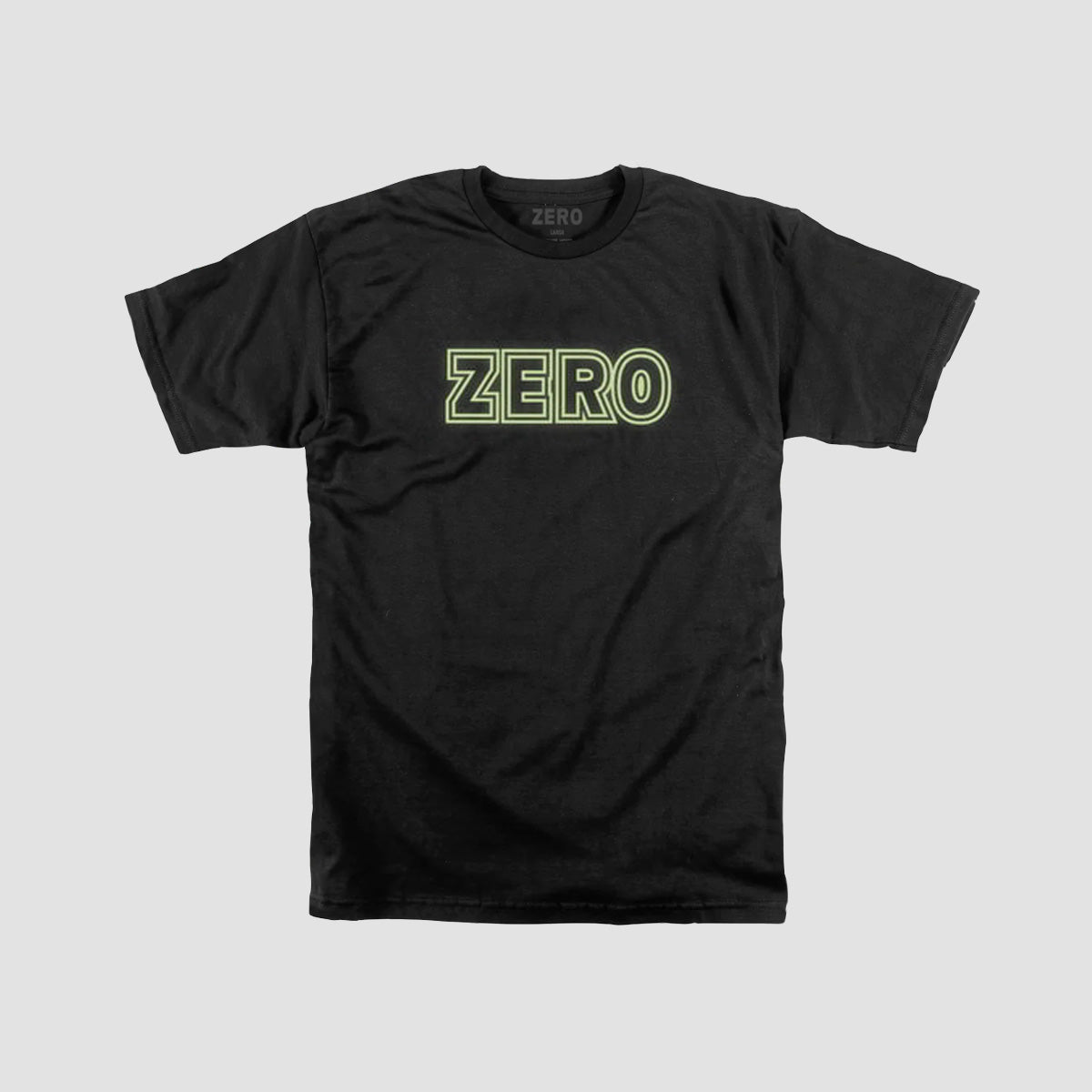 Zero Bold T-Shirt Black/Glow In The Dark