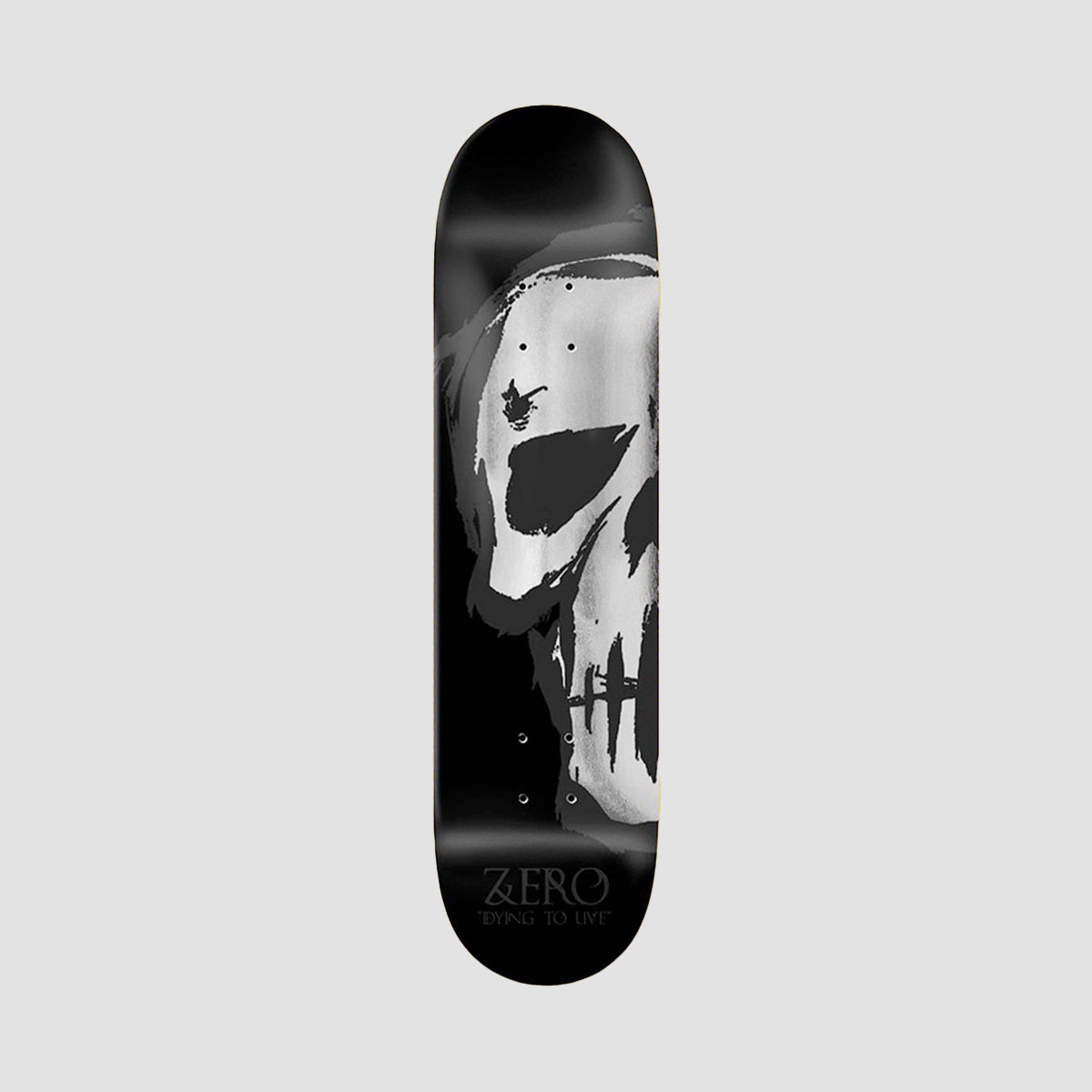 Zero DTL Skull Skateboard Deck Foil - 8.25"