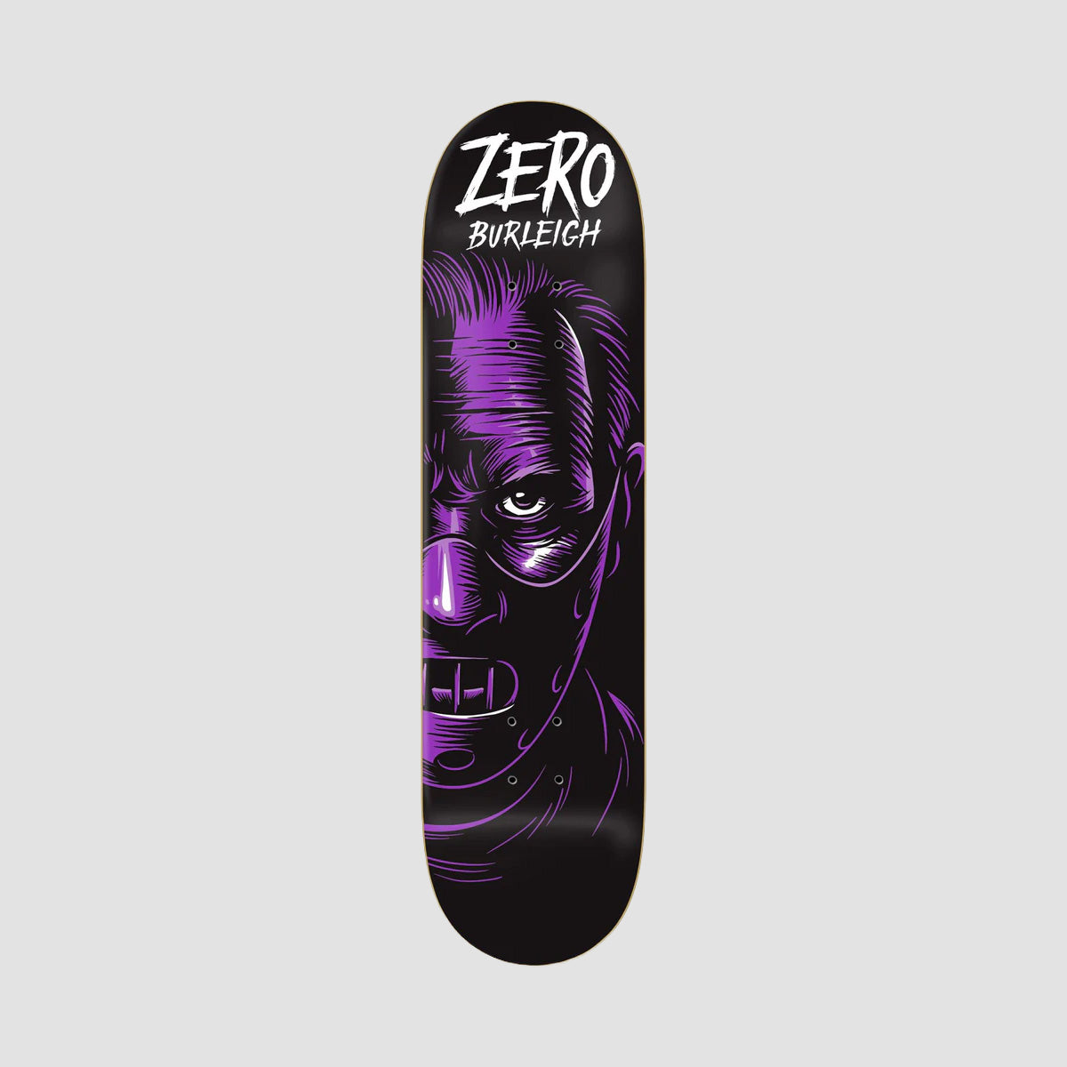 Zero Fright Night II Hannibal Lecter Burleigh Skateboard Deck - 8.5"