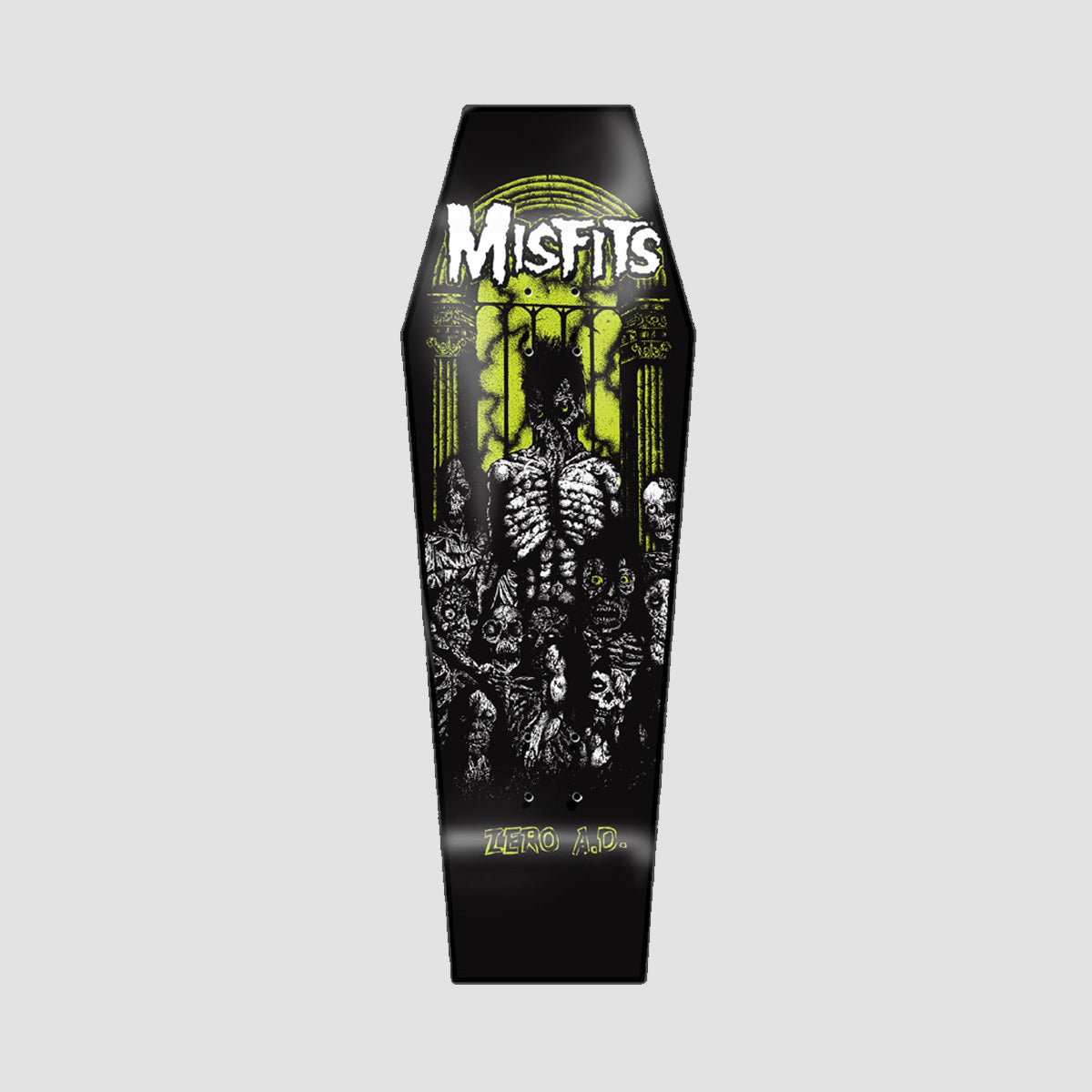 Zero Misfits Earth A.D. Coffin Skateboard Deck - 10.5"