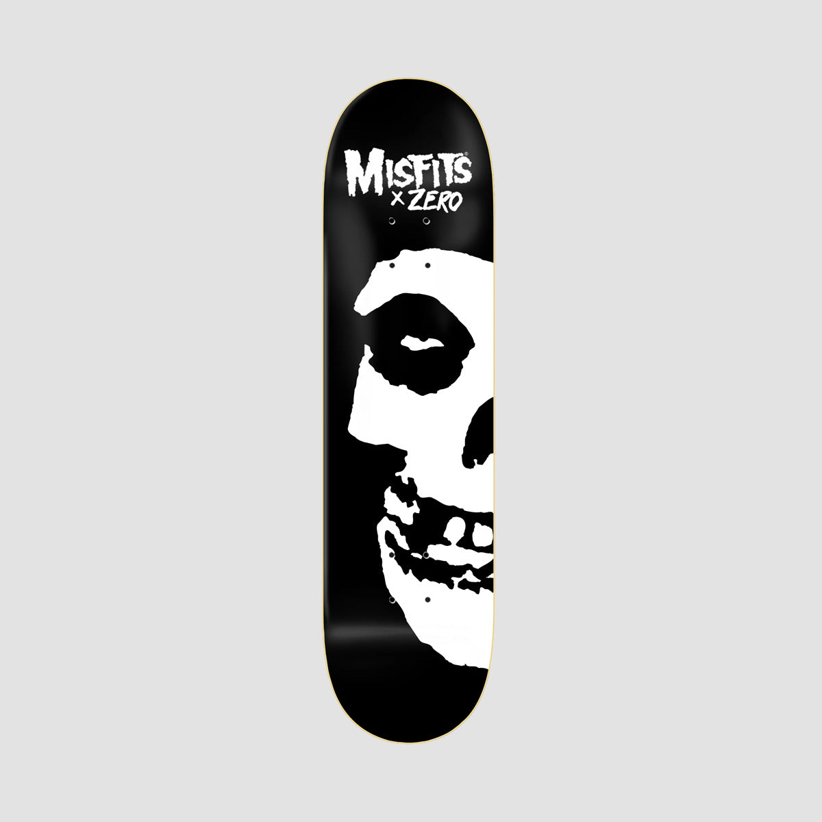 Zero Misfits Fiend Skull Left Skateboard Deck - 8"