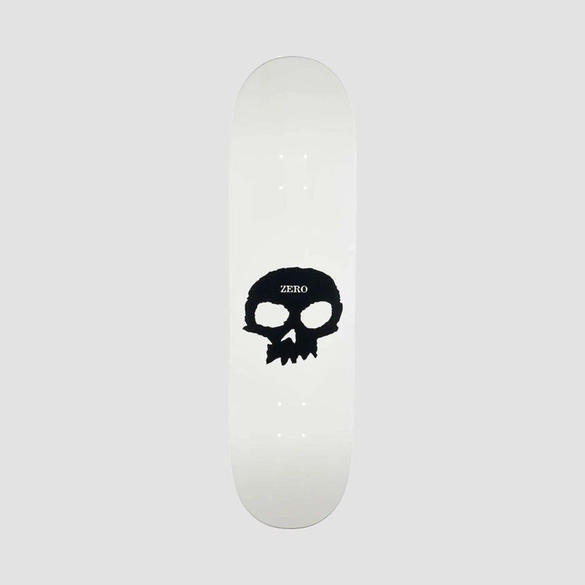Zero Single Skull Skateboard Deck Glow In The Dark - 8.25"