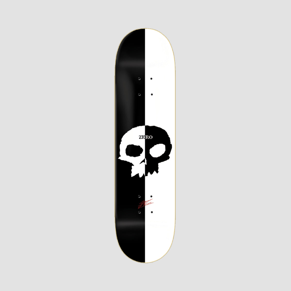 Zero Split Single Skull Forest Edwards Skateboard Deck - 8.25"