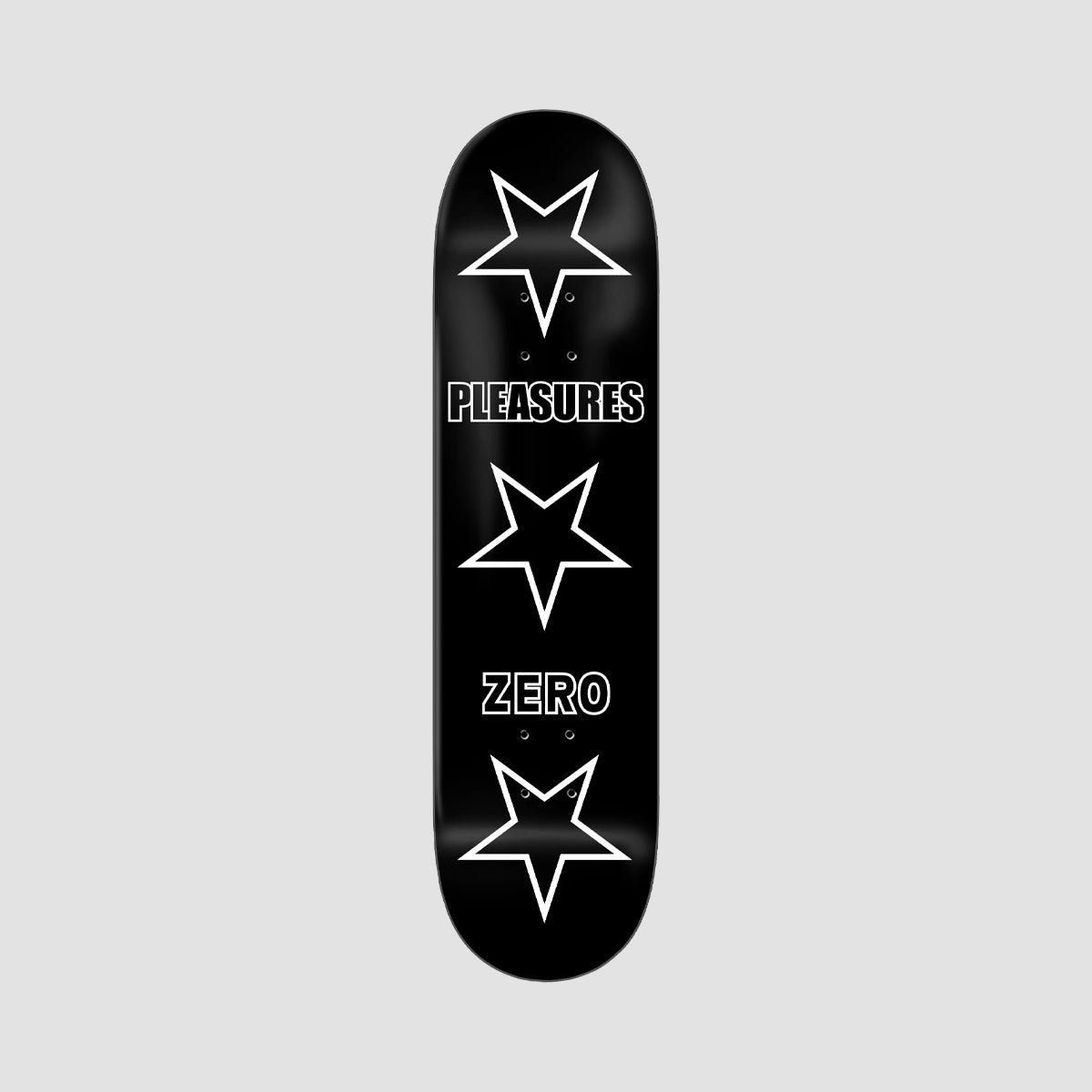Zero X Pleasures American Zero Skateboard Deck Black Dip - 8.25"