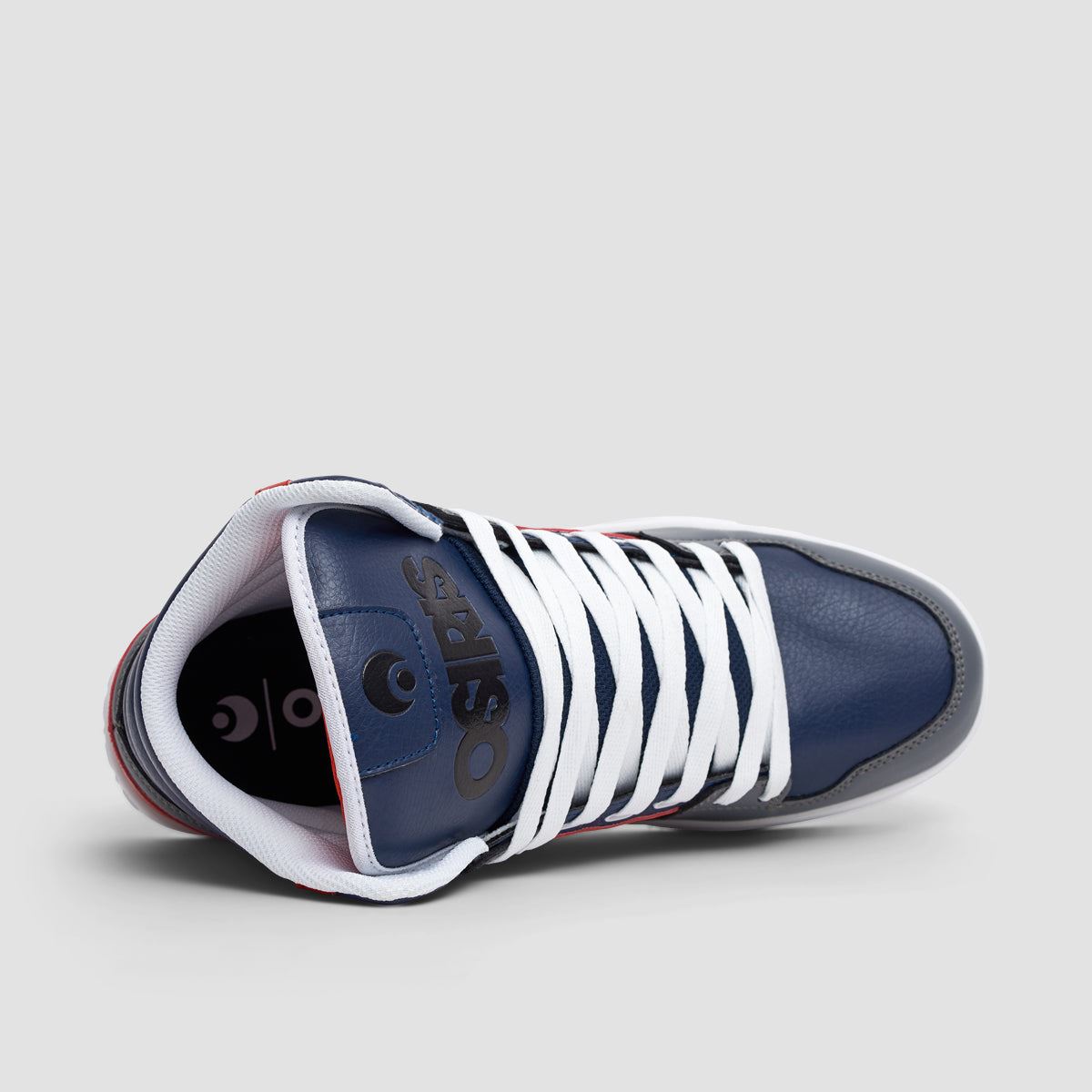 Osiris Clone Shoes - Navy/Red/Grey