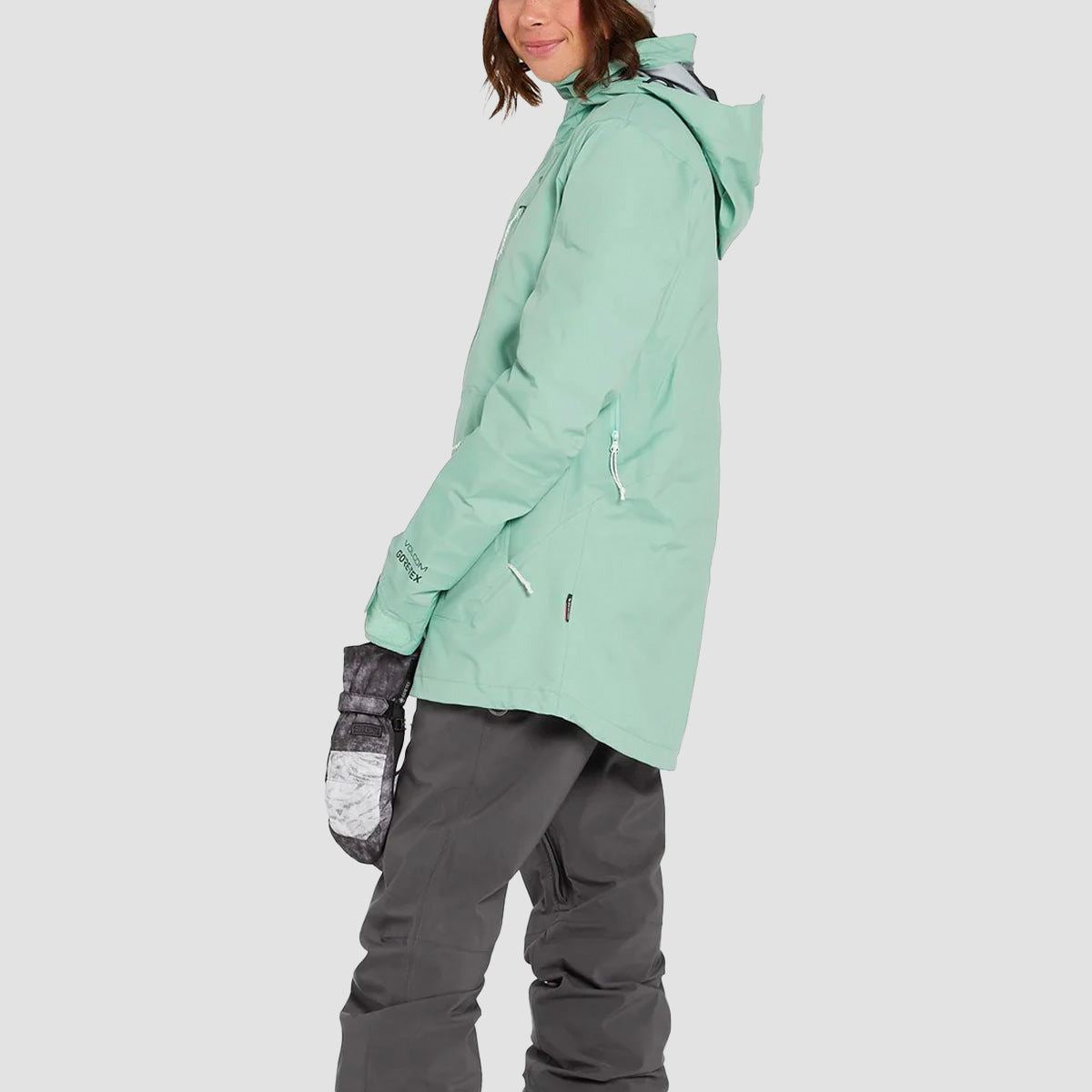 Mint green store ski jacket