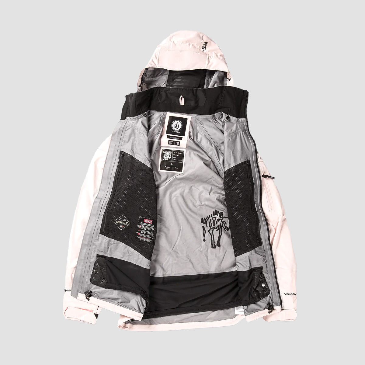 Volcom Guch Stretch Gore-Tex Snow Jacket Party Pink
