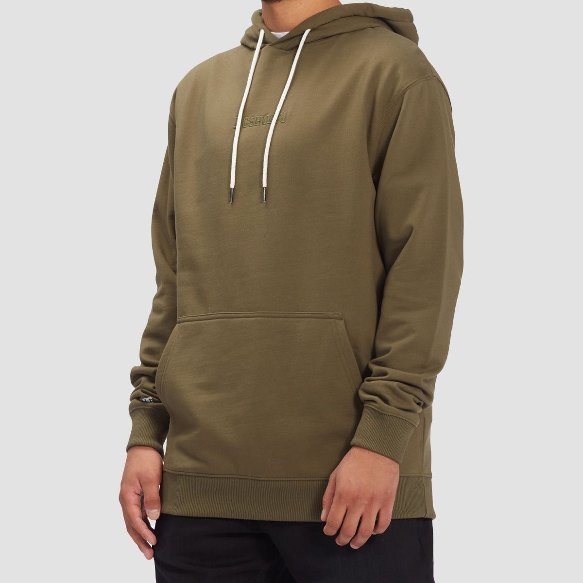 Buy Campus Sutra Men's Olive Green Solid Sweatshirt With Hoodie