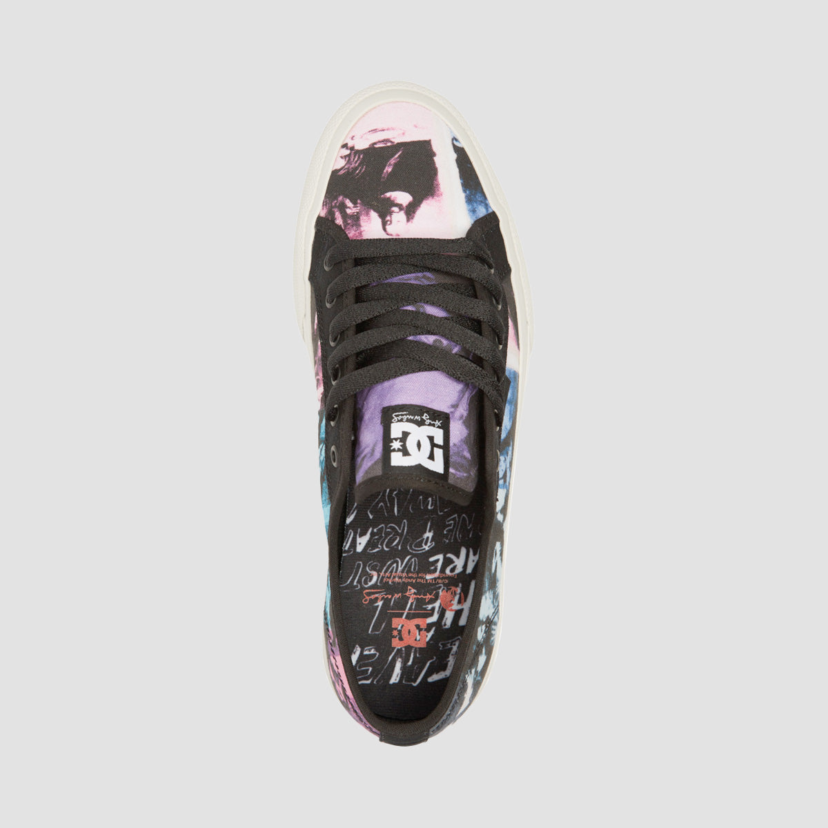 DC X Andy Warhol Manual Shoes - Black/Cream