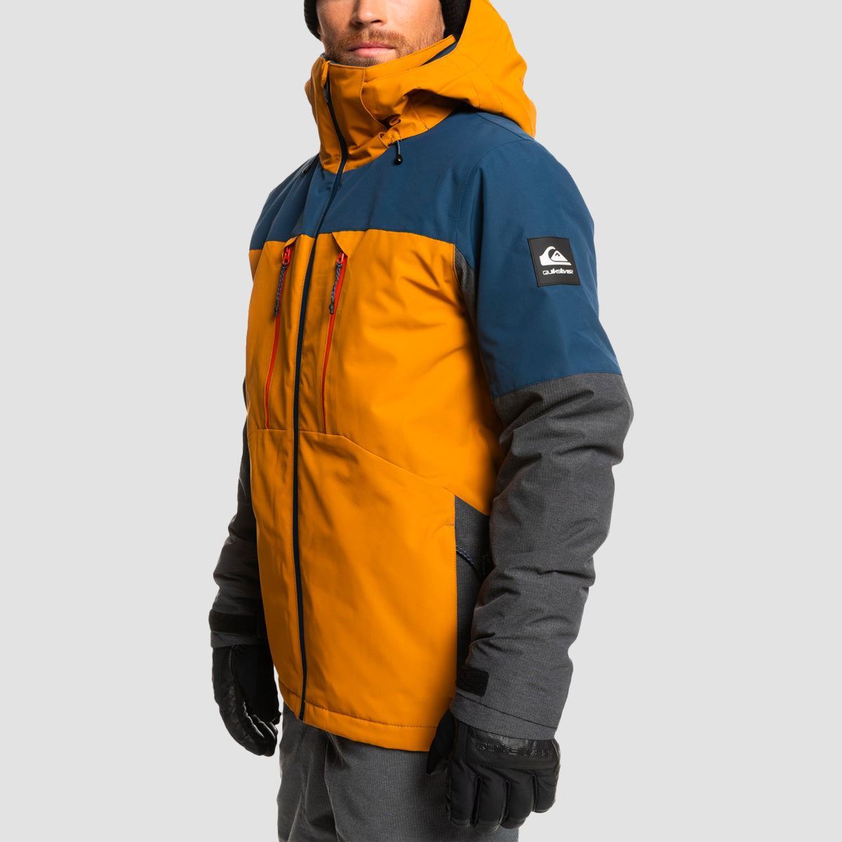 Quiksilver Mission Plus 10K Snow Jacket Buckthorn Brown