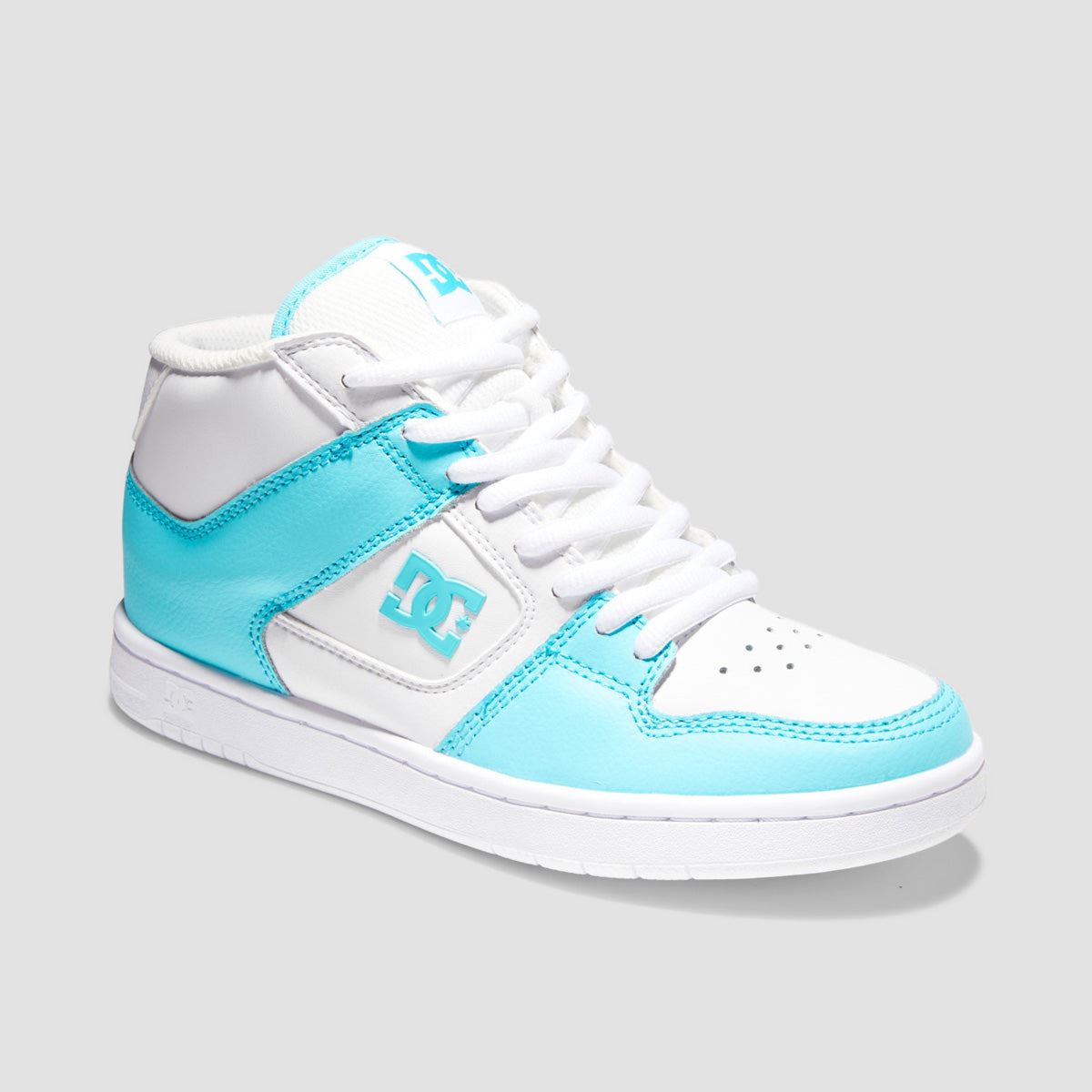 DC Manteca 4 Mid Shoes - White/Blue - Womens