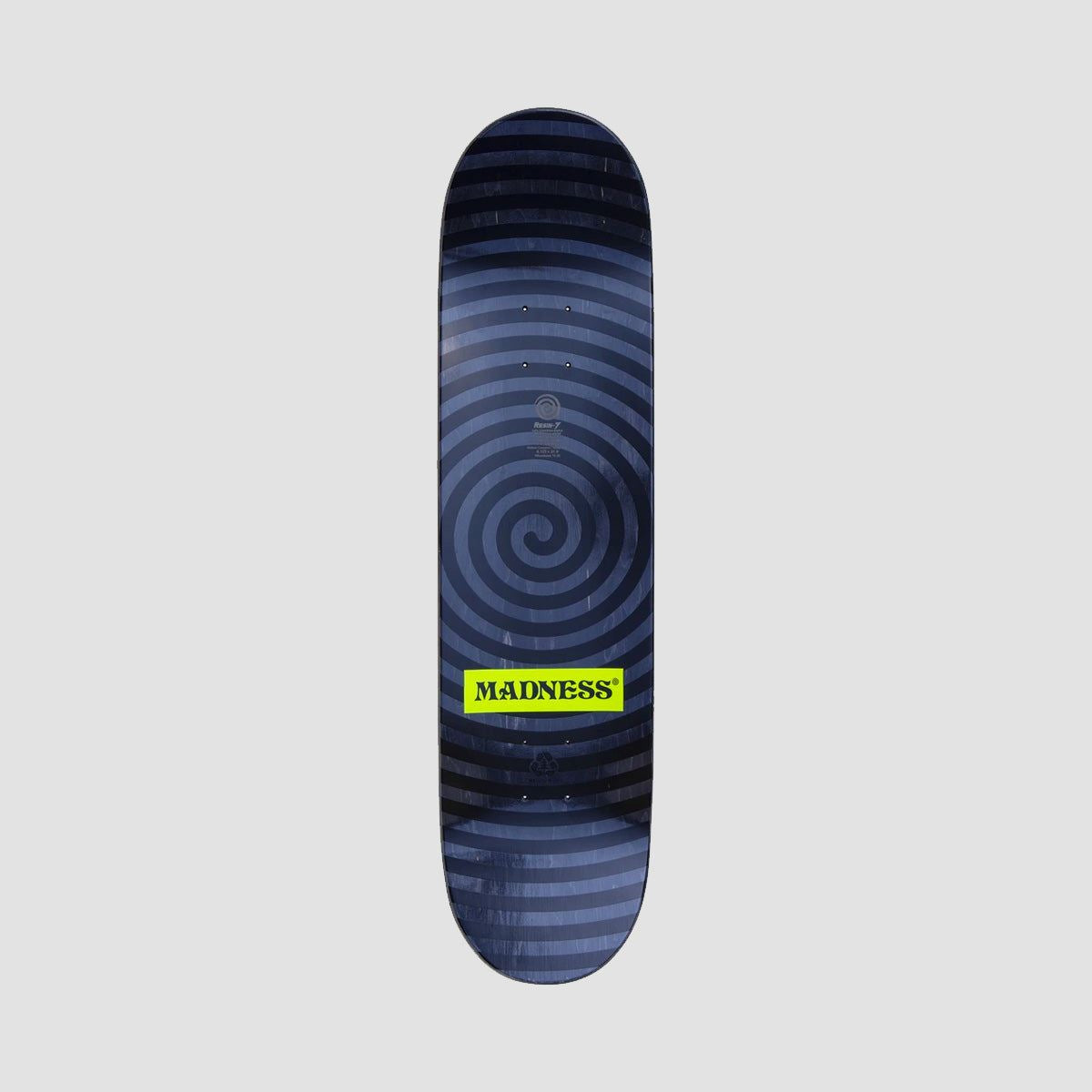 Madness Voices R7 Rip Slick On Middle Section Skateboard Deck Blue/Green - 8.125"