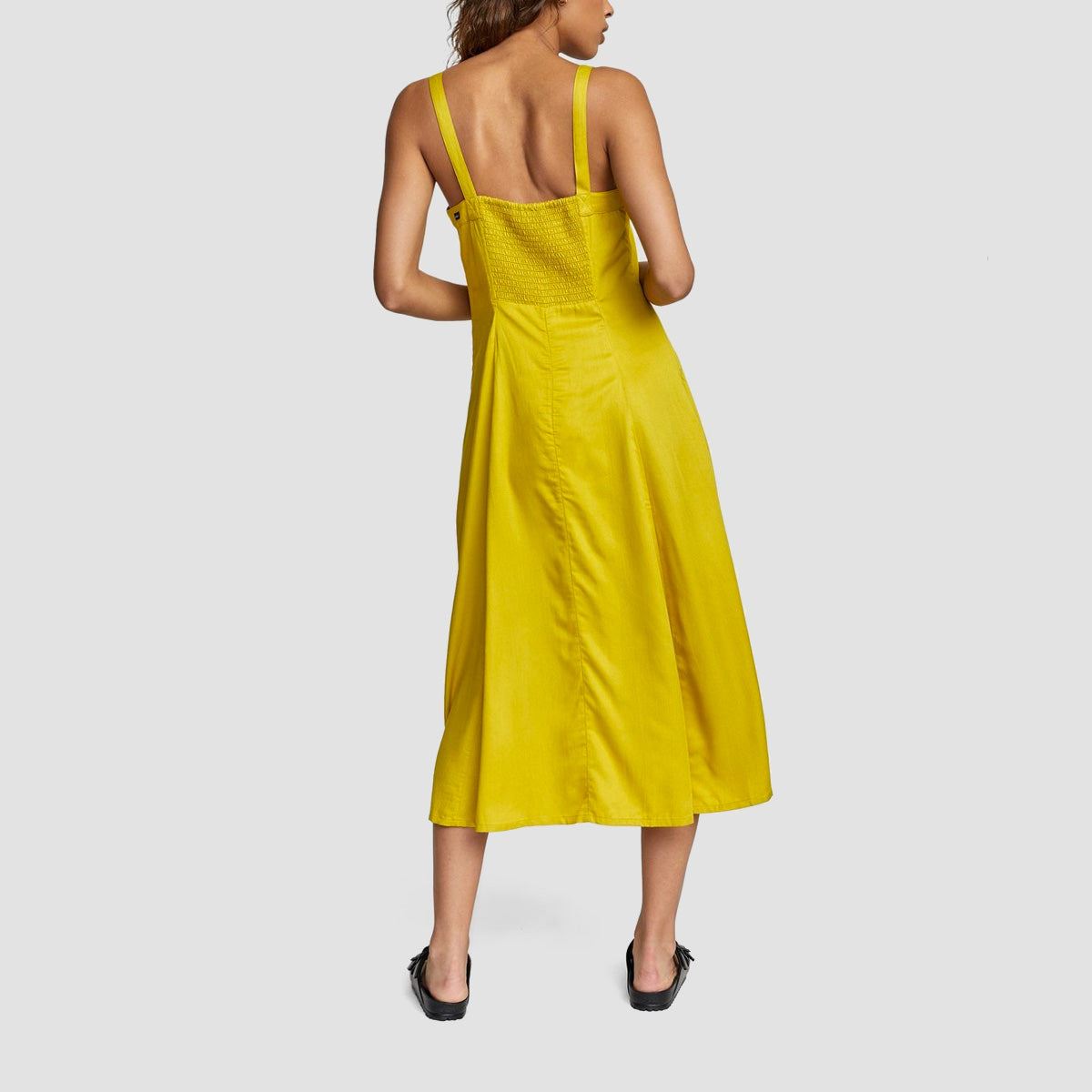 RVCA Jethro Midi Dress Sulphur - Womens
