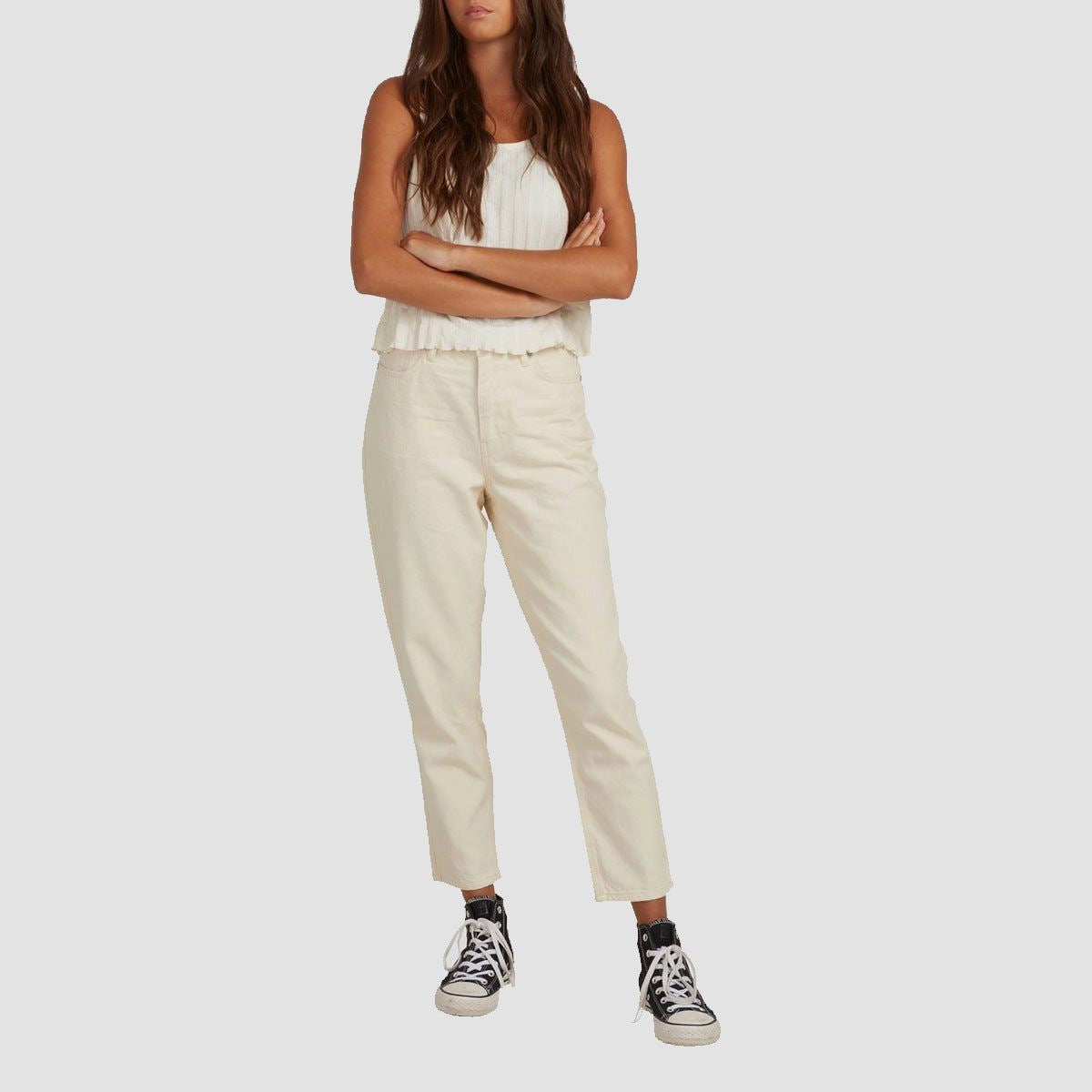 Quiksilver Infinity Time Organic Trousers Natural - Womens
