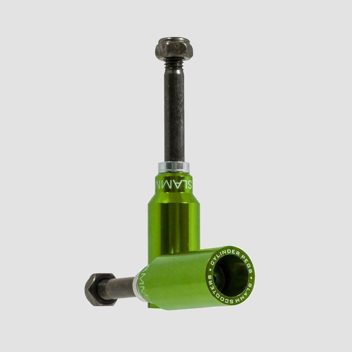Slamm Cylinder Scooter Pegs Green