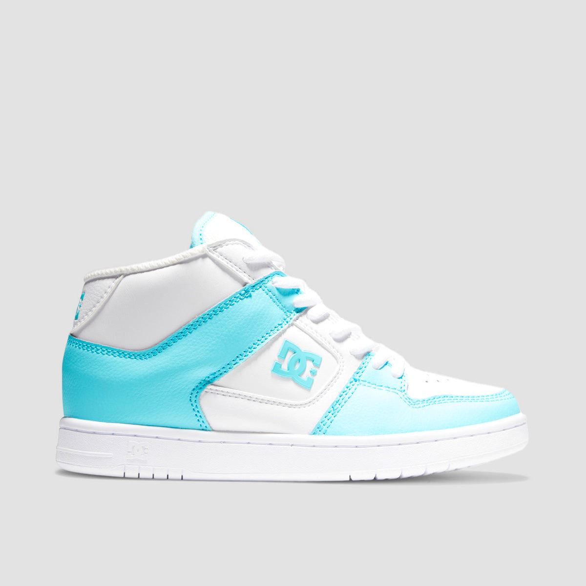 DC Manteca 4 Mid Shoes - White/Blue - Womens