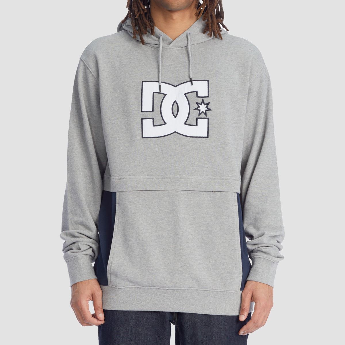 DC Bandwidth Pullover Hoodie Heather Grey