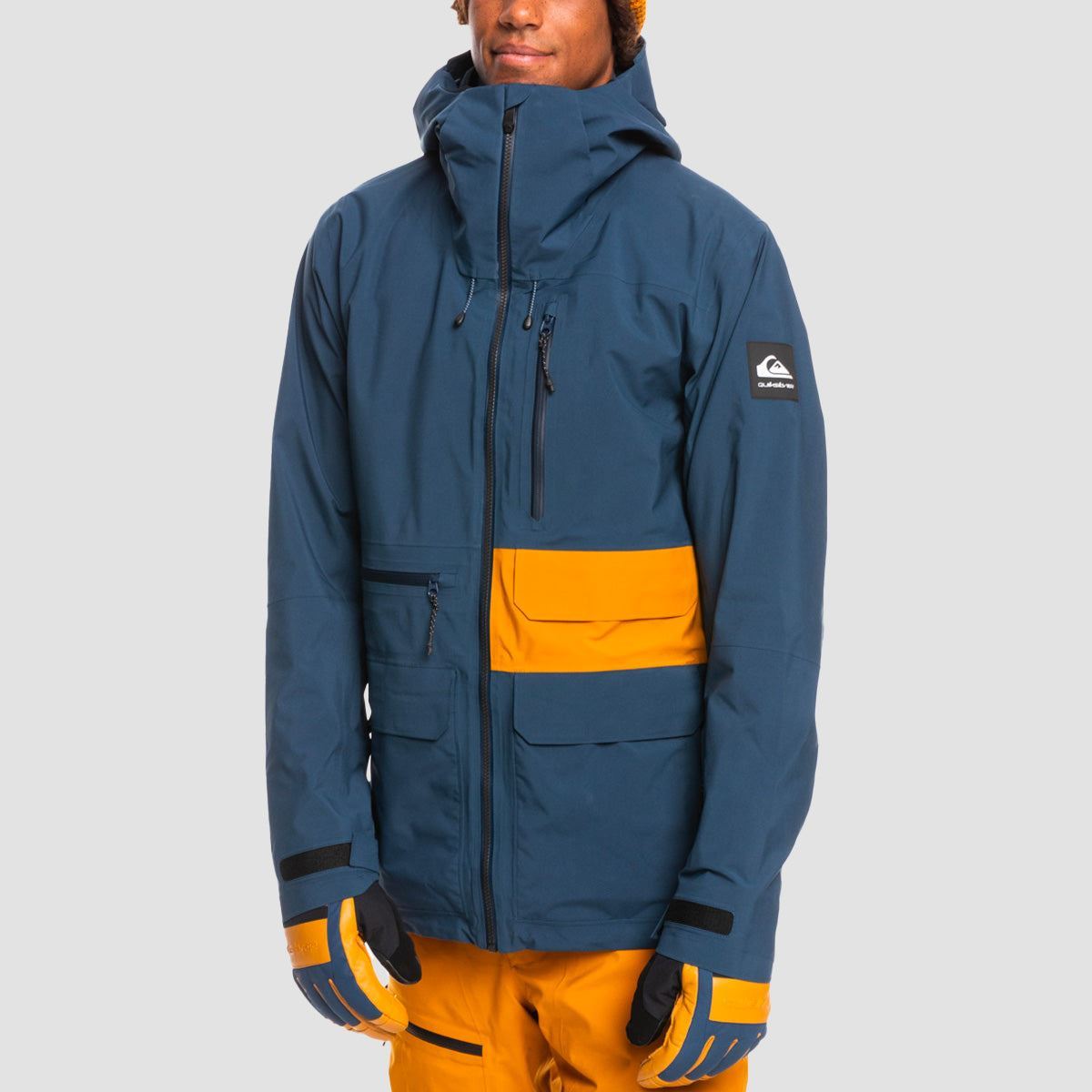 Quiksilver Black Alder Stretch Gore-Tex 2L Snow Jacket Insignia Blue X-Large Insignia Blue