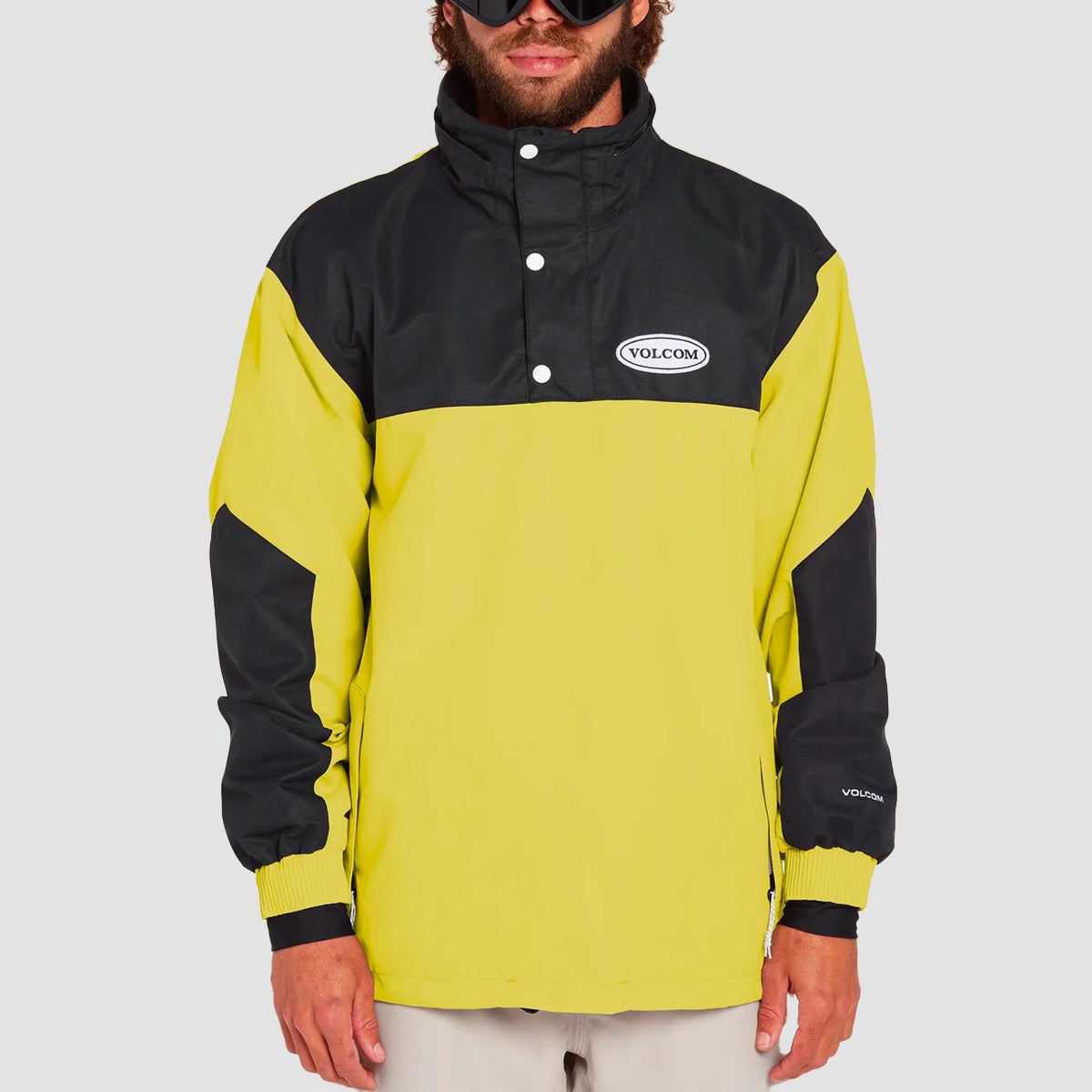 Volcom Longo Pullover Snow Jacket Faded Lemon