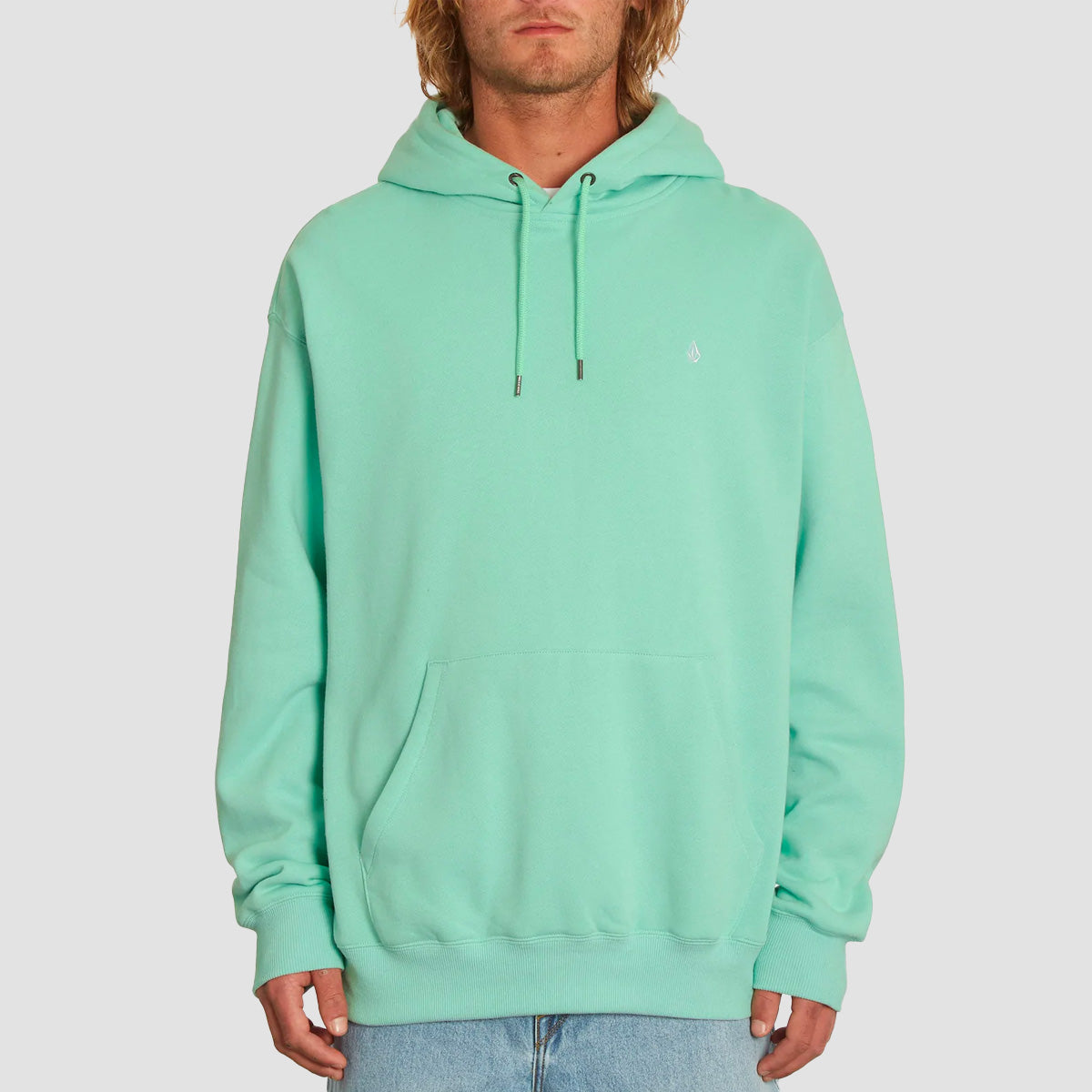 Volcom Single Stone From The Strange Pullover Hoodie Lichen Green