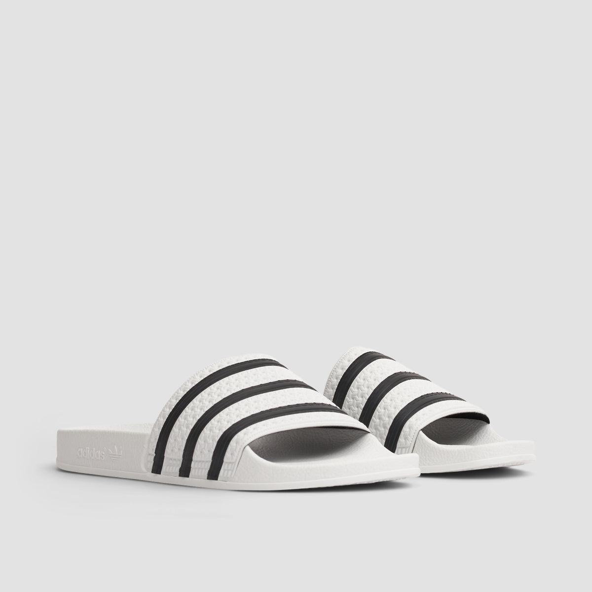 adidas adilette Slides White/Core Black/White
