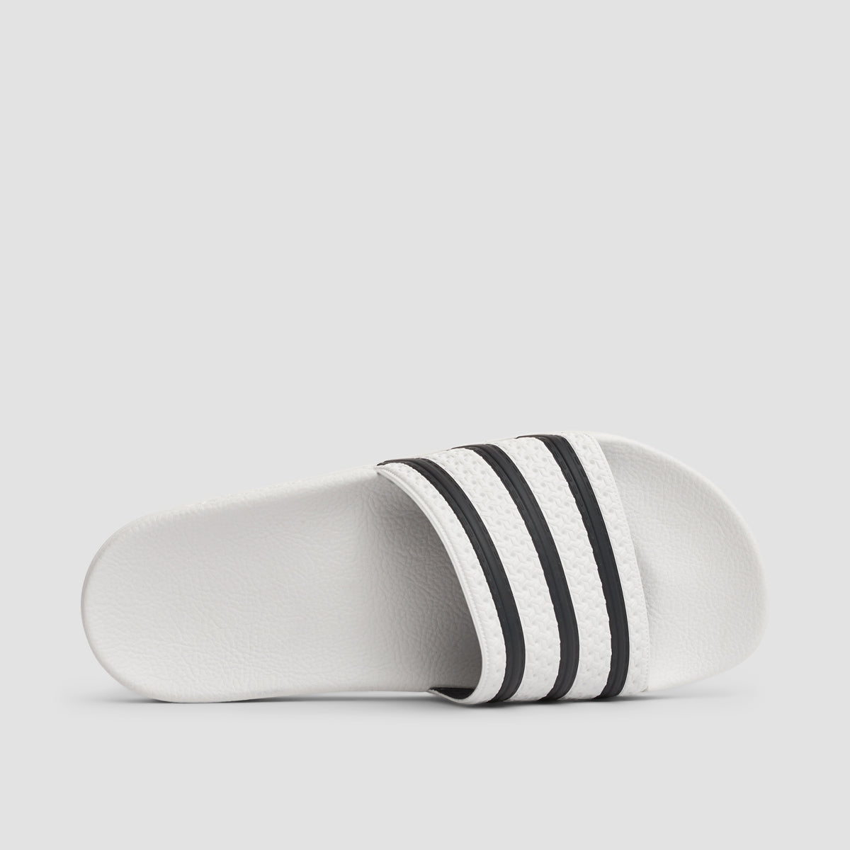 White adilette clearance slides