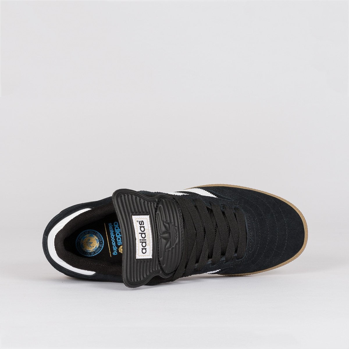 adidas Busenitz Pro Black 1/Running White Footwear/Metallic Gold - Footwear