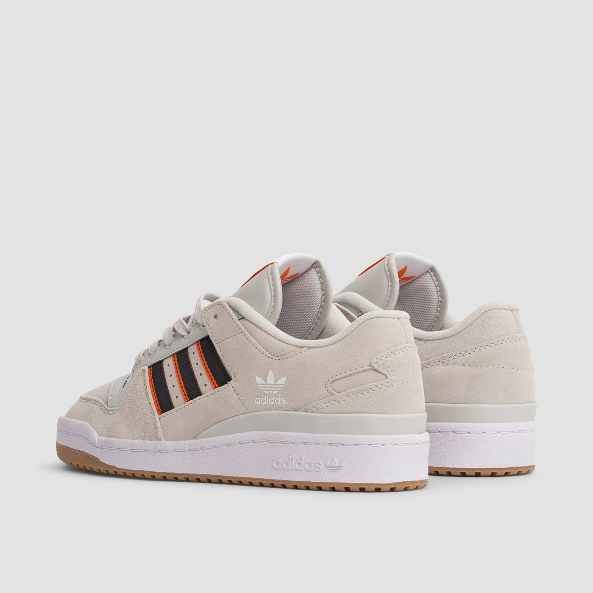 adidas Forum 84 Low ADV Shoes - Grey One/Imp Orange/Footwear White