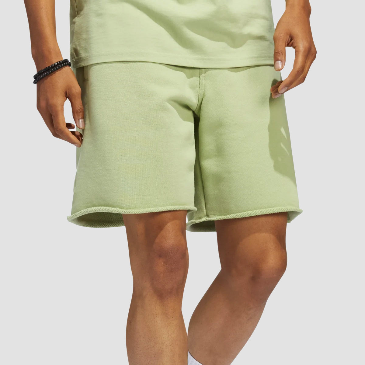 adidas Heavyweight Shmoofoil Shorts (Gender Neutral) Magic Lime/Shadow Navy