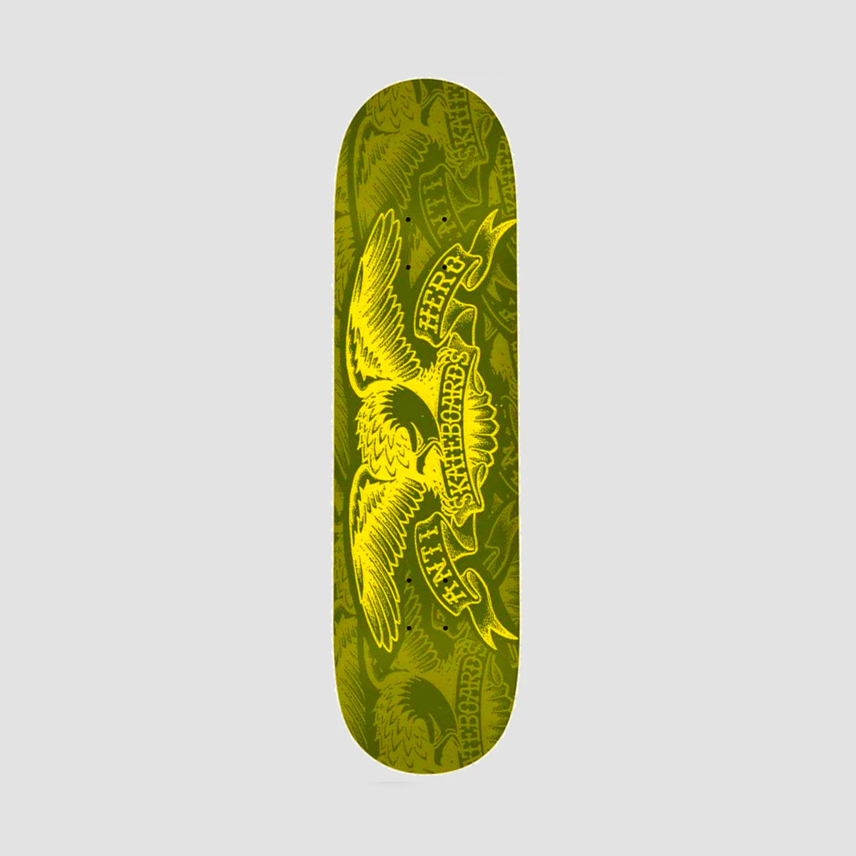 Antihero Copier Eagle Skateboard Deck Olive - 7.75"