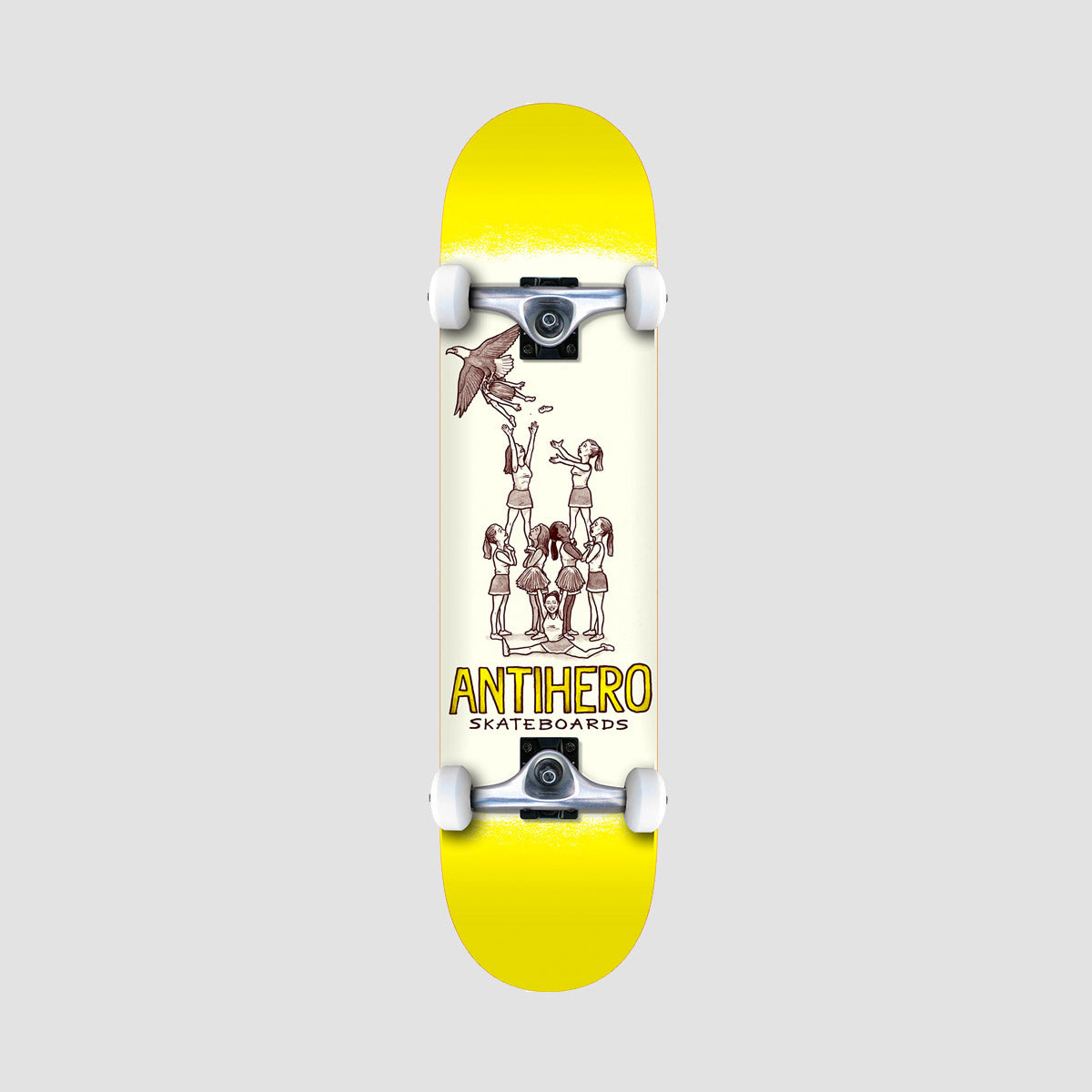Antihero Oblivion Mini Skateboard Yellow - 7.3"
