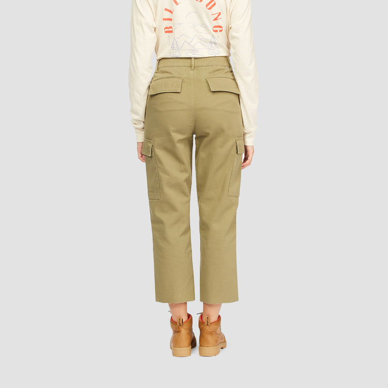 Billabong Heading Out Trousers Sage - Womens – Rollersnakes