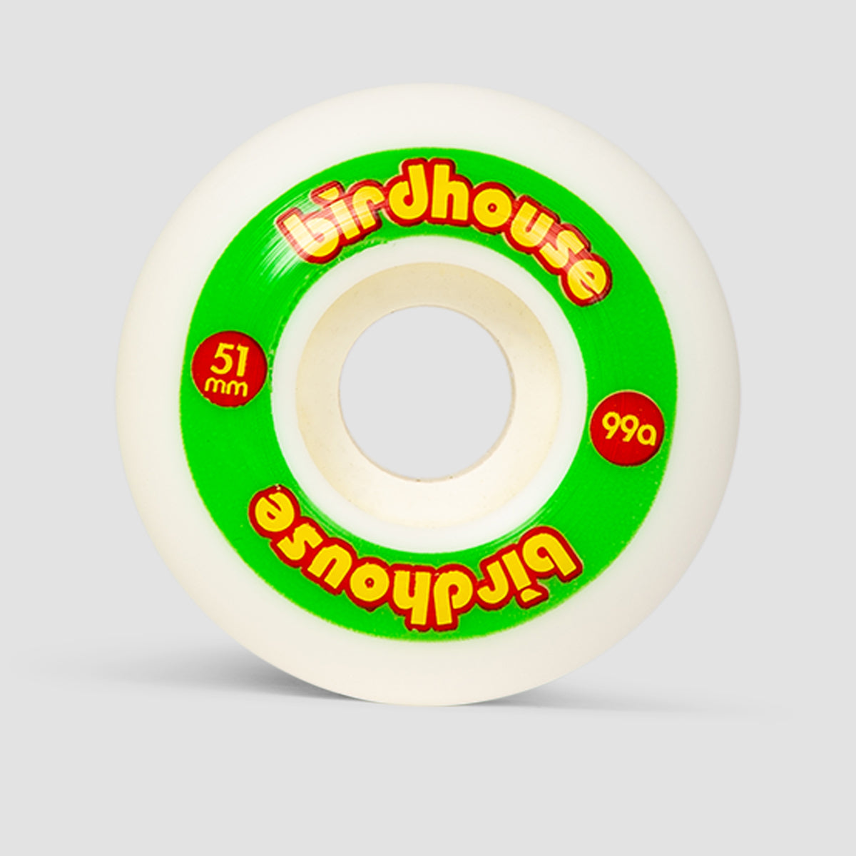 Birdhouse Logo 99a Skateboard Wheels Rasta 51mm
