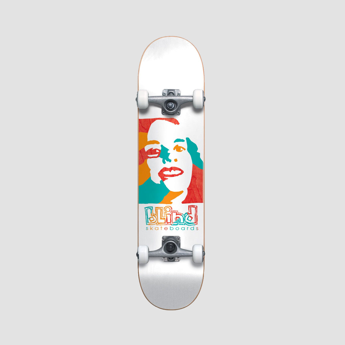 Blind Psychedelic Girl FP Premium Skateboard White - 7.75"
