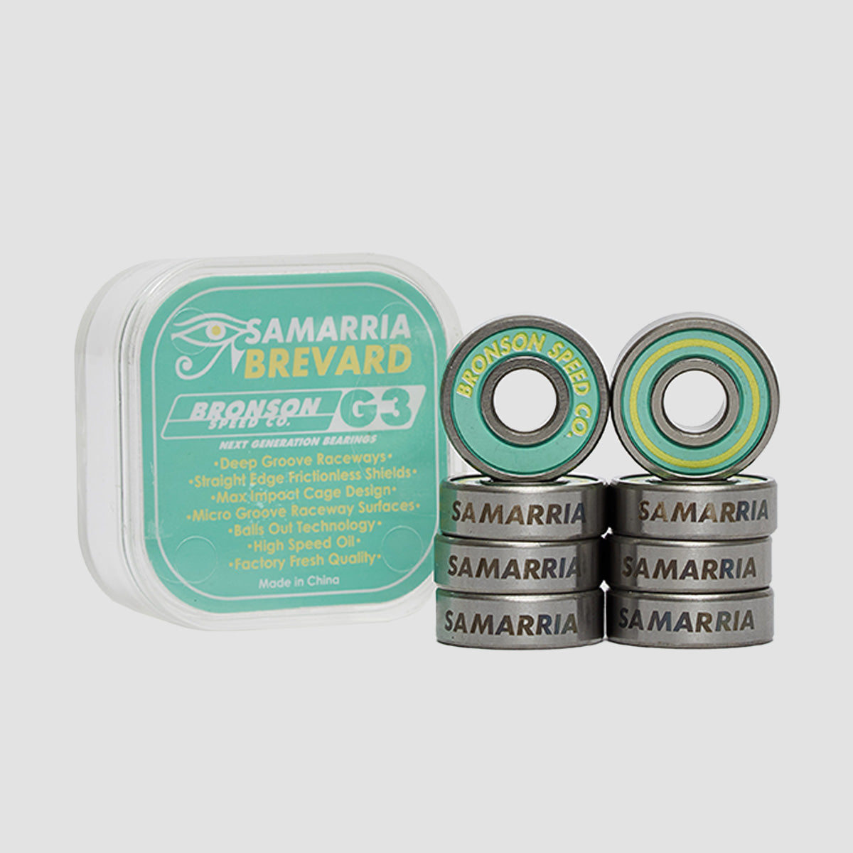 Bronson G3 Samaria Brevard Pro Bearings x8