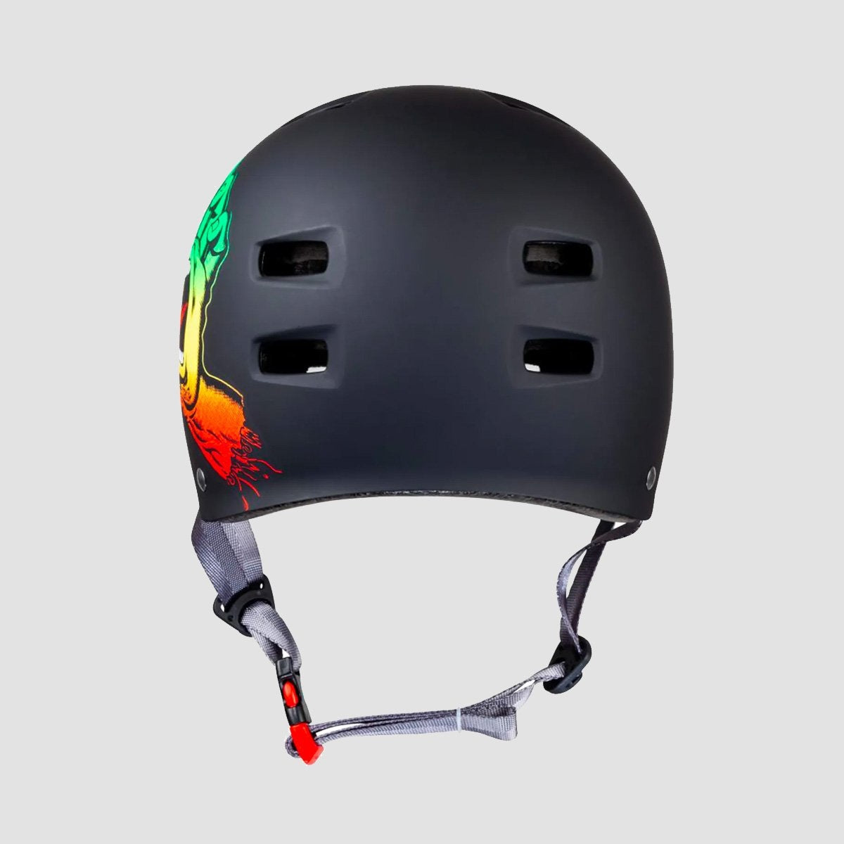 Bullet x Santa Cruz Screaming Hand Skate/Bmx Helmet Rasta - Safety Gear