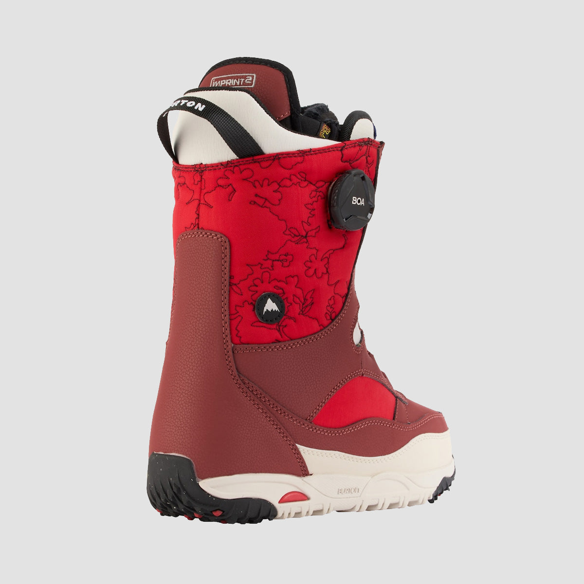 Burton Limelight BOA Snowboard Boots Red/Stout White - Womens