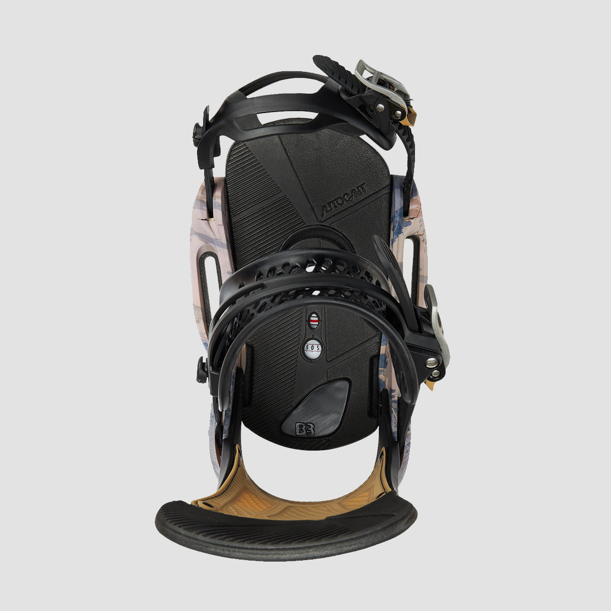 Burton Malavita EST Snowboard Bindings Dark Grey/Print