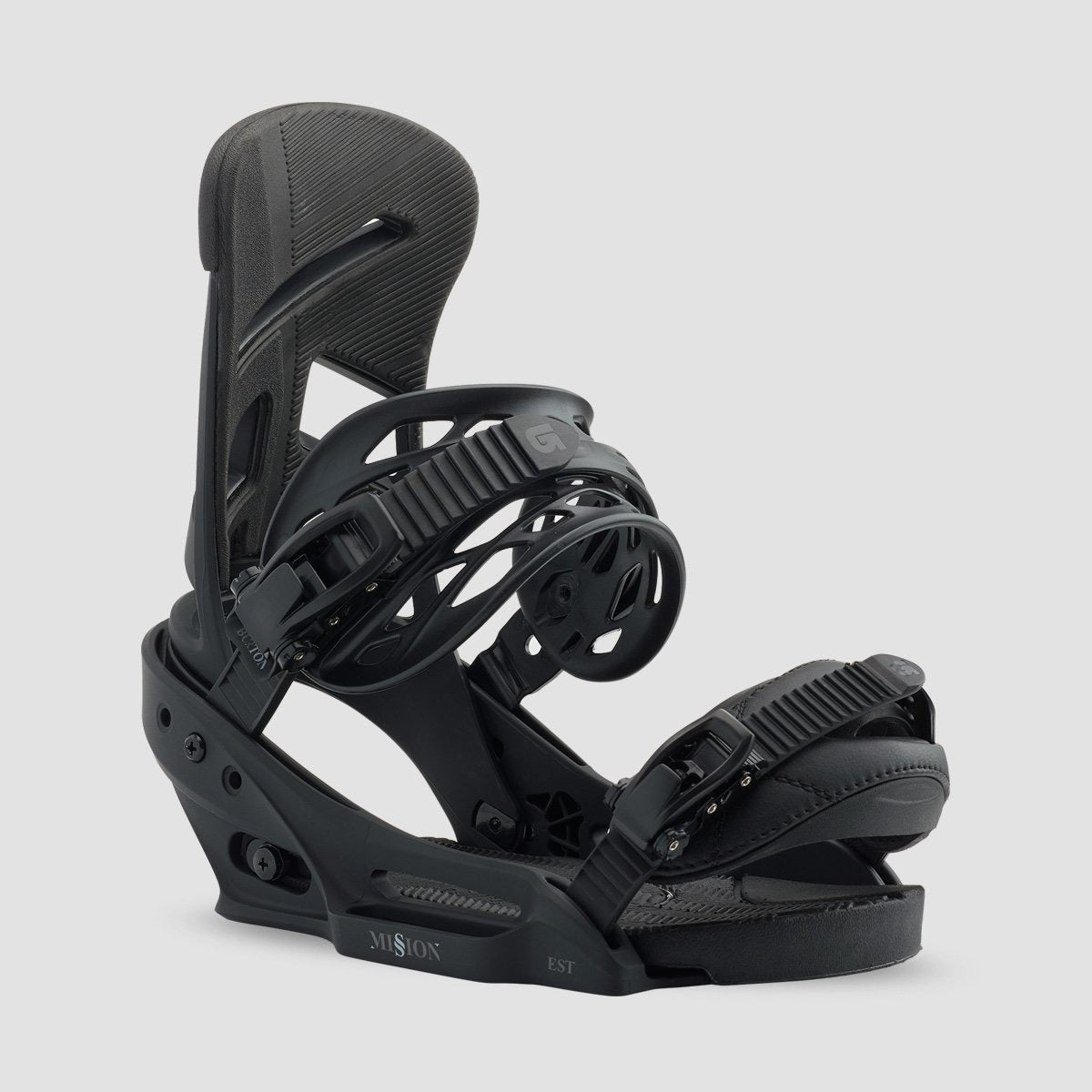 Burton Mission EST Snowboard Bindings Blackish rollersnakes