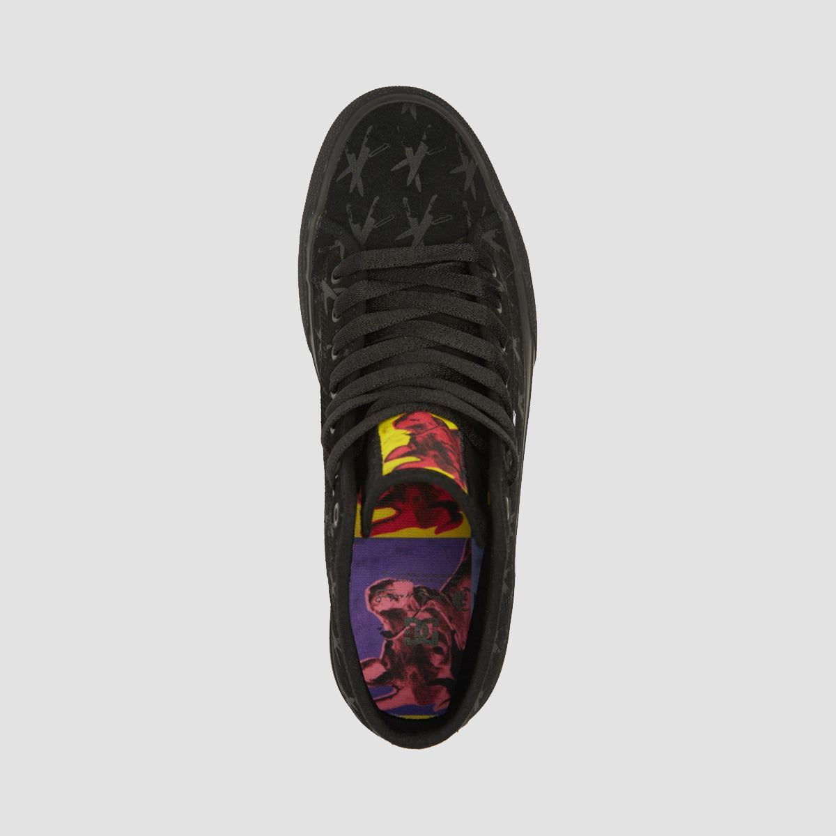 DC X Andy Warhol Manual Hi Shoes - Black/Black