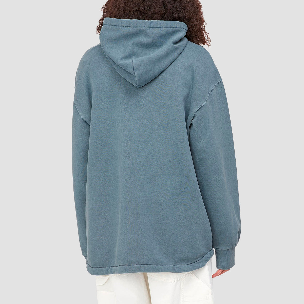 Carhartt WIP Arling Pullover Hoodie Storm Blue Garment Dyed