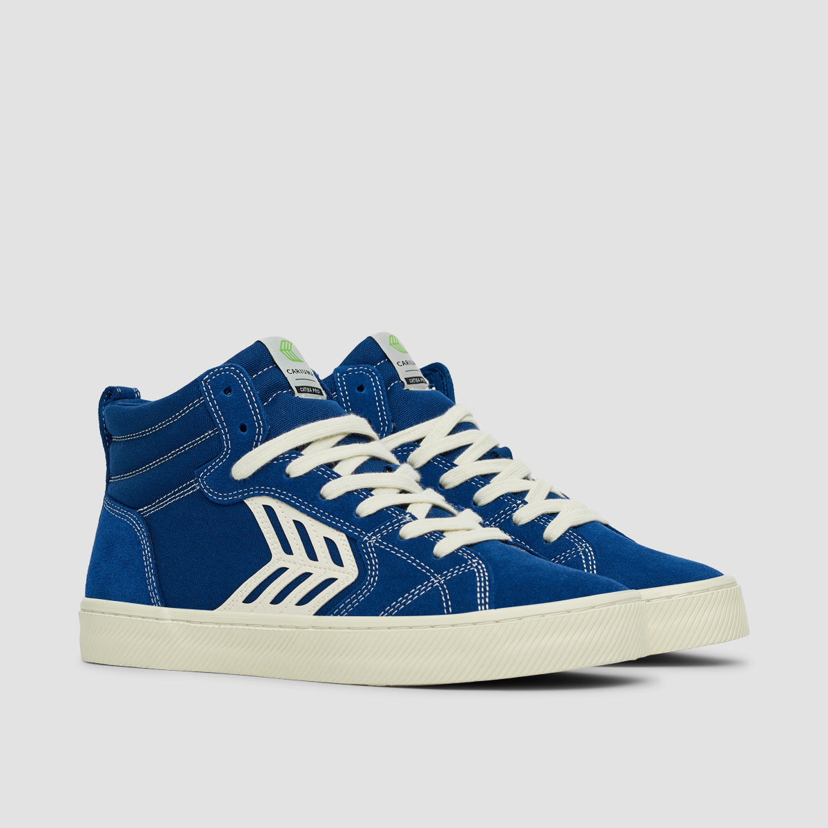 Cariuma CATIBA Pro High Shoes - Blue Contrast/Ivory