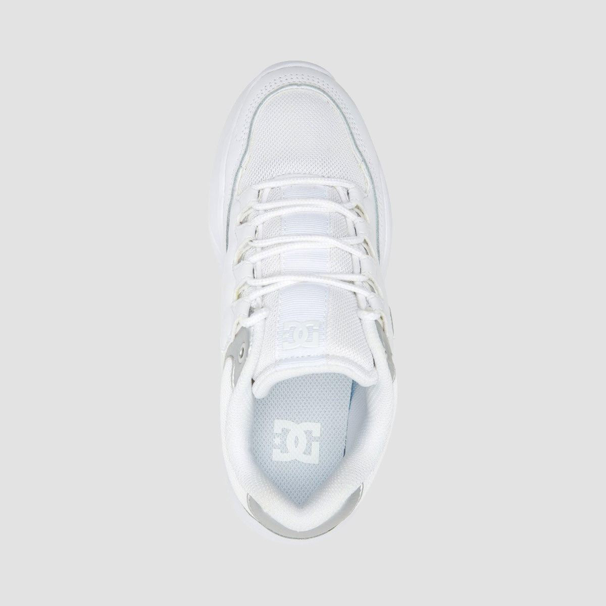 DC Decel Shoes - White/Silver - Womens