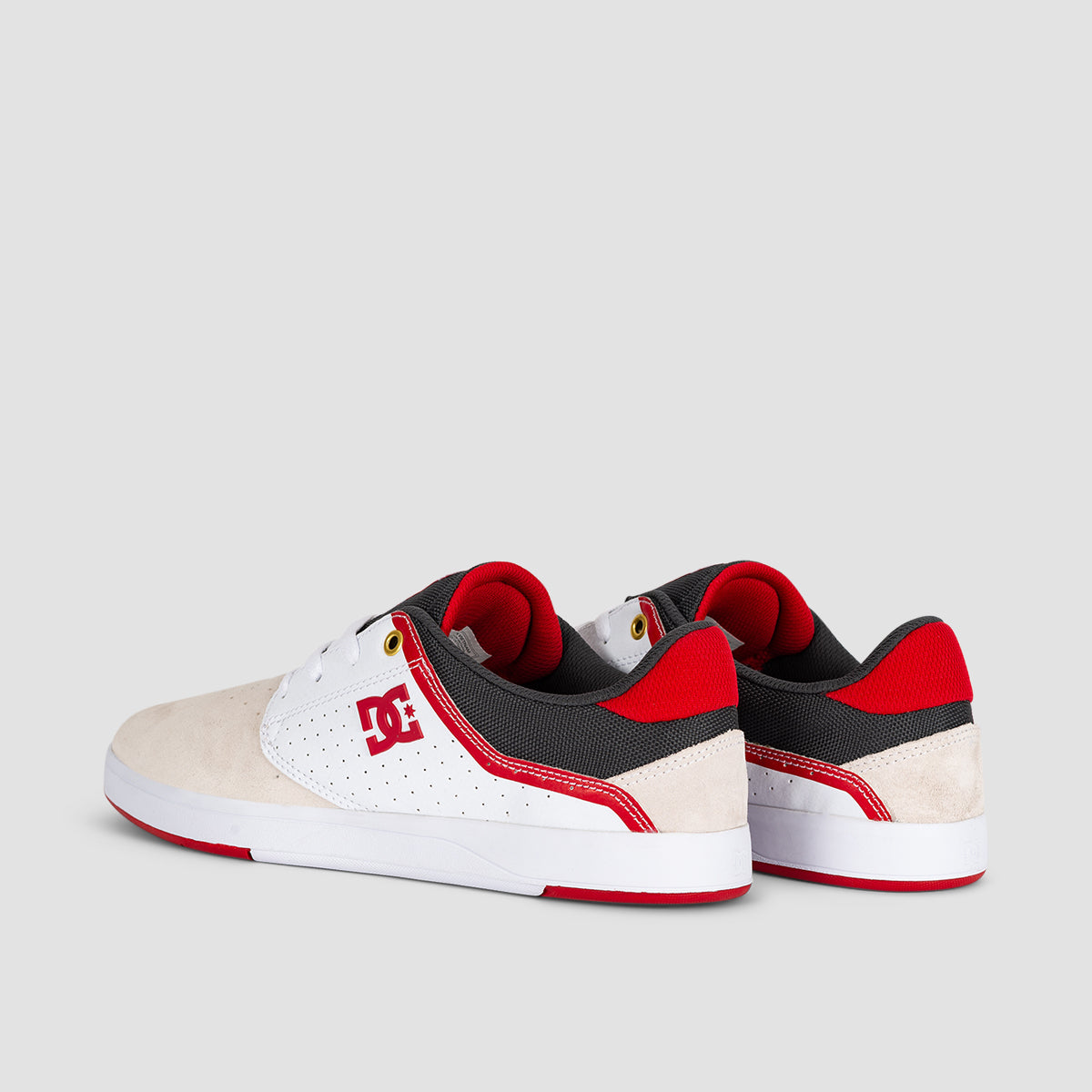 DC Plaza TC SP Shoes - White/Grey/Red