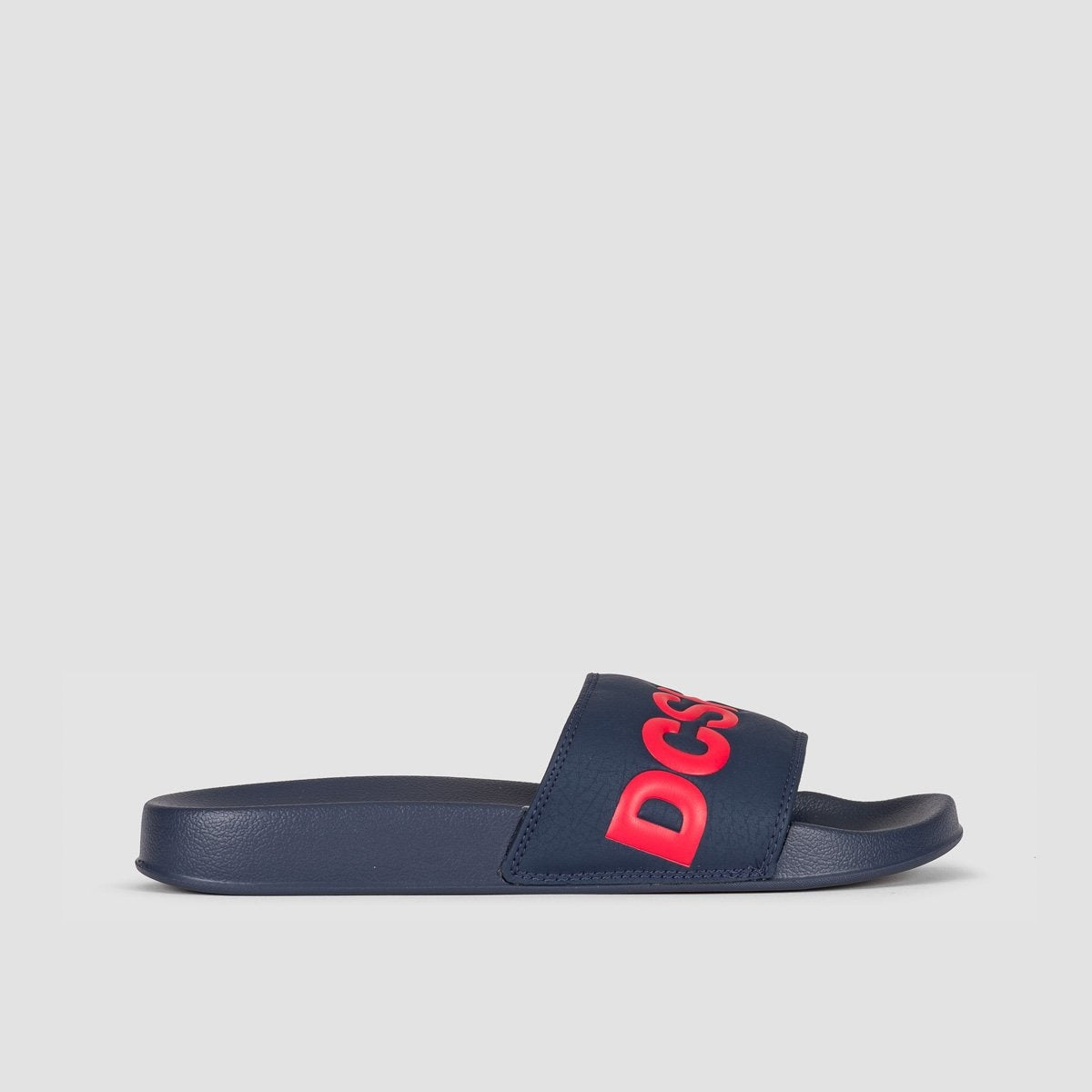 DC Slide Sliders Navy/Red - Footwear