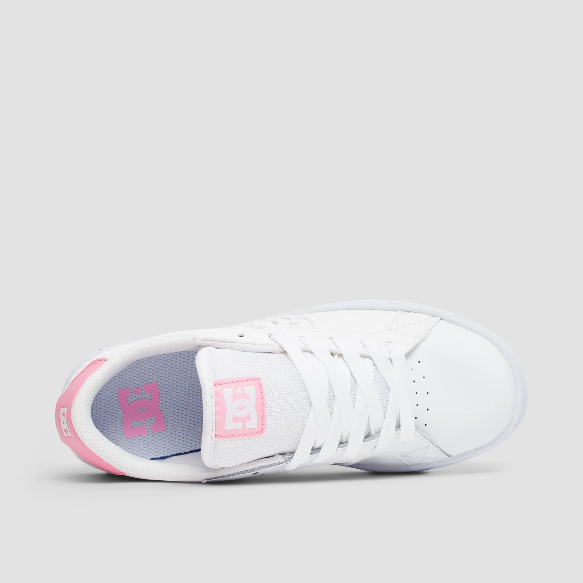 DC Striker Shoes - White/Pink/White - Womens