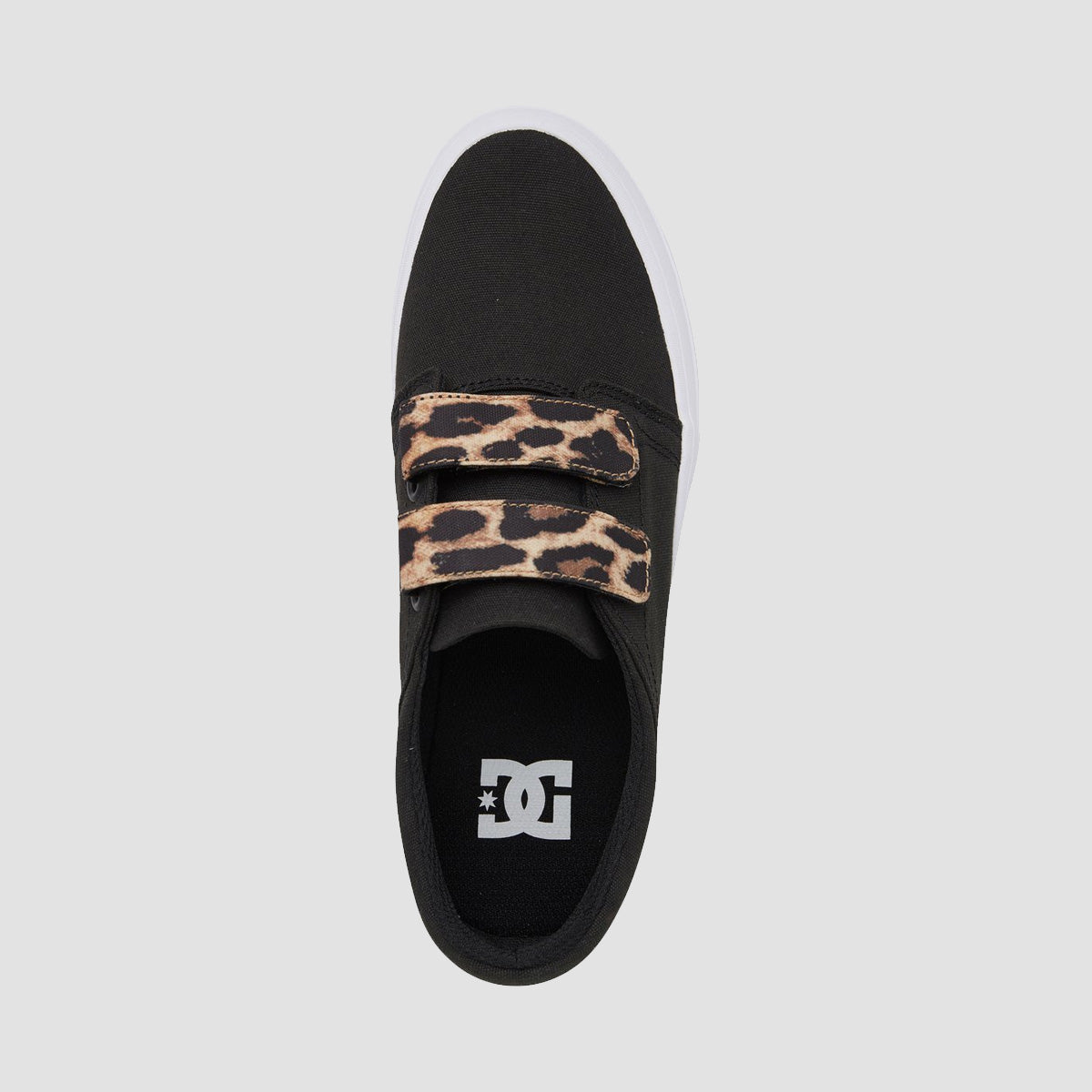 DC Trase Platform V Shoes - Black/Leopard - Womens