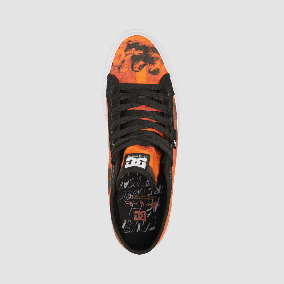 DC X Andy Warhol Manual Hi Shoes - Black/Rust