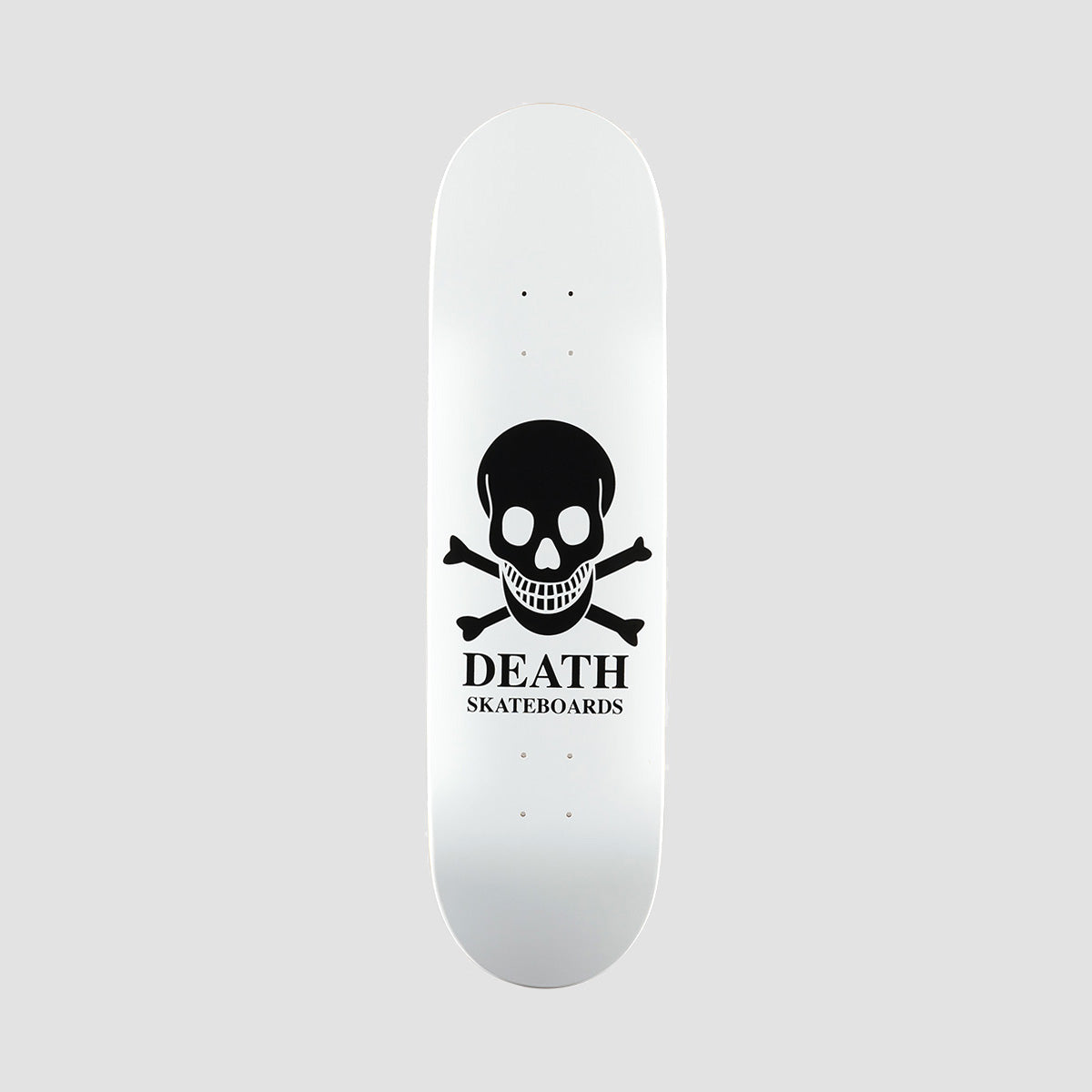 Death OG Skull Skateboard Deck White - 8.75"