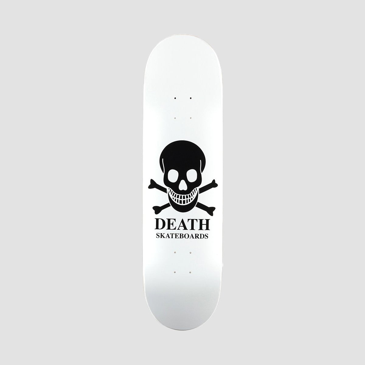 Death OG Skull Deck White - 8.5 - Skateboard